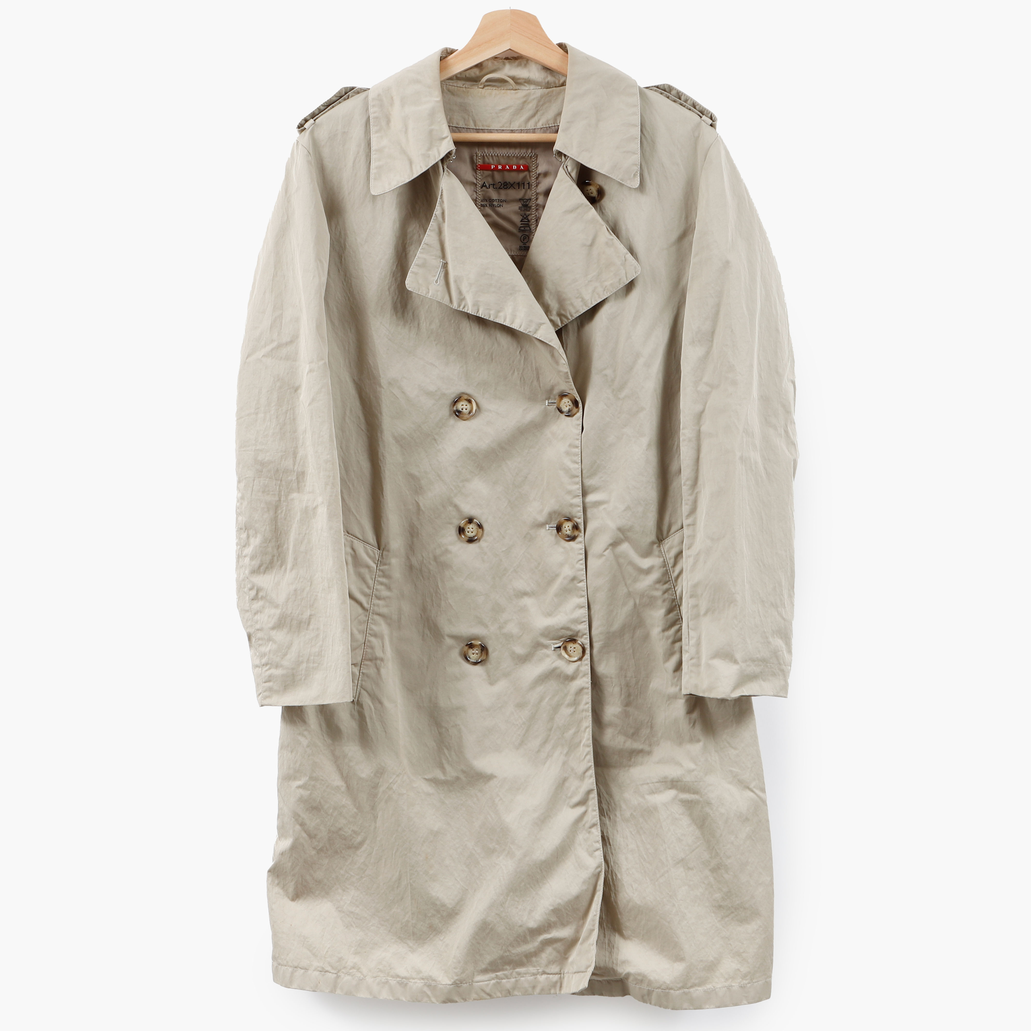 KAPPA/TRENCHCOAT, Prada, italiensk storlek 40.
