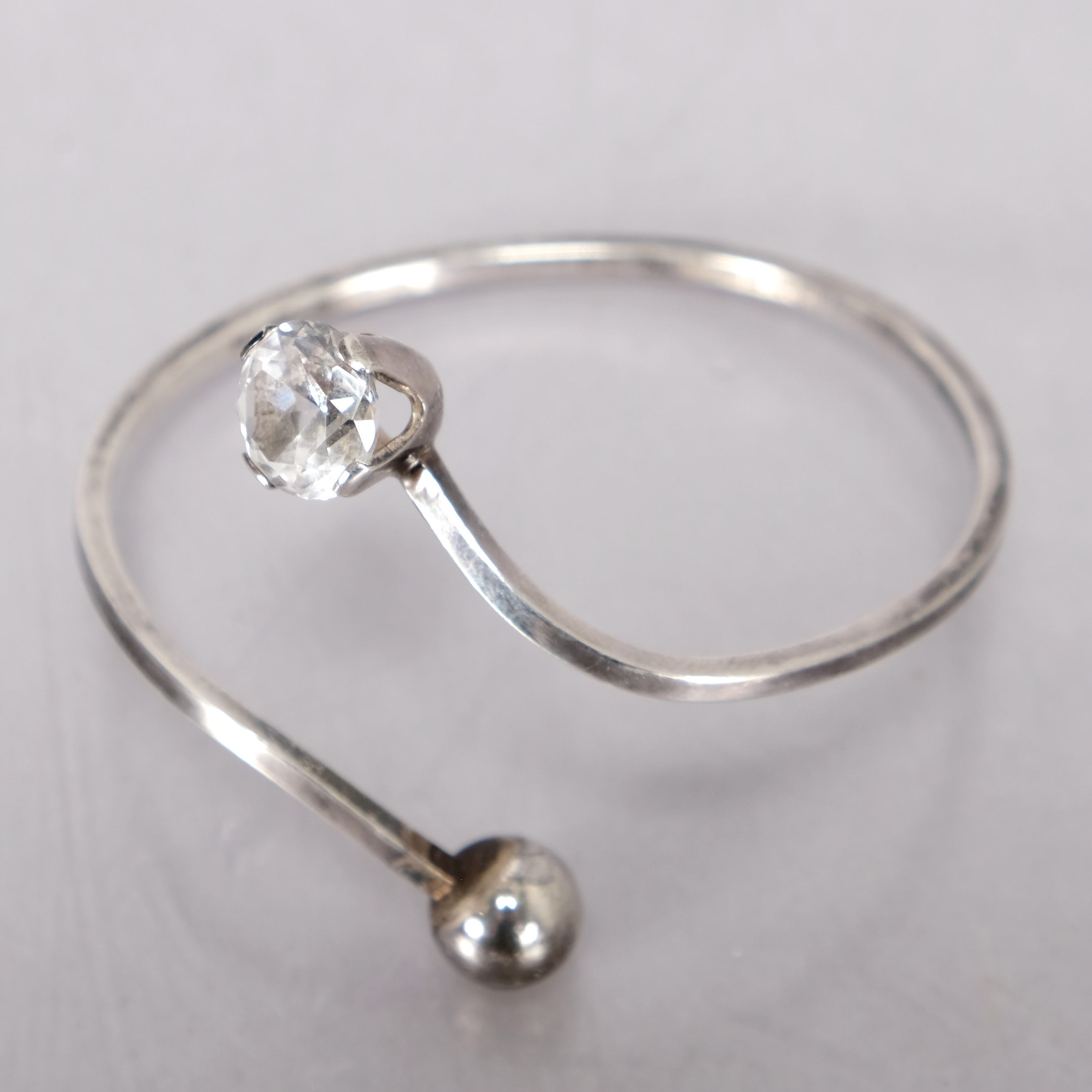 ARMBAND, Silver och bergskristall, Alton, Falköping, 1971.