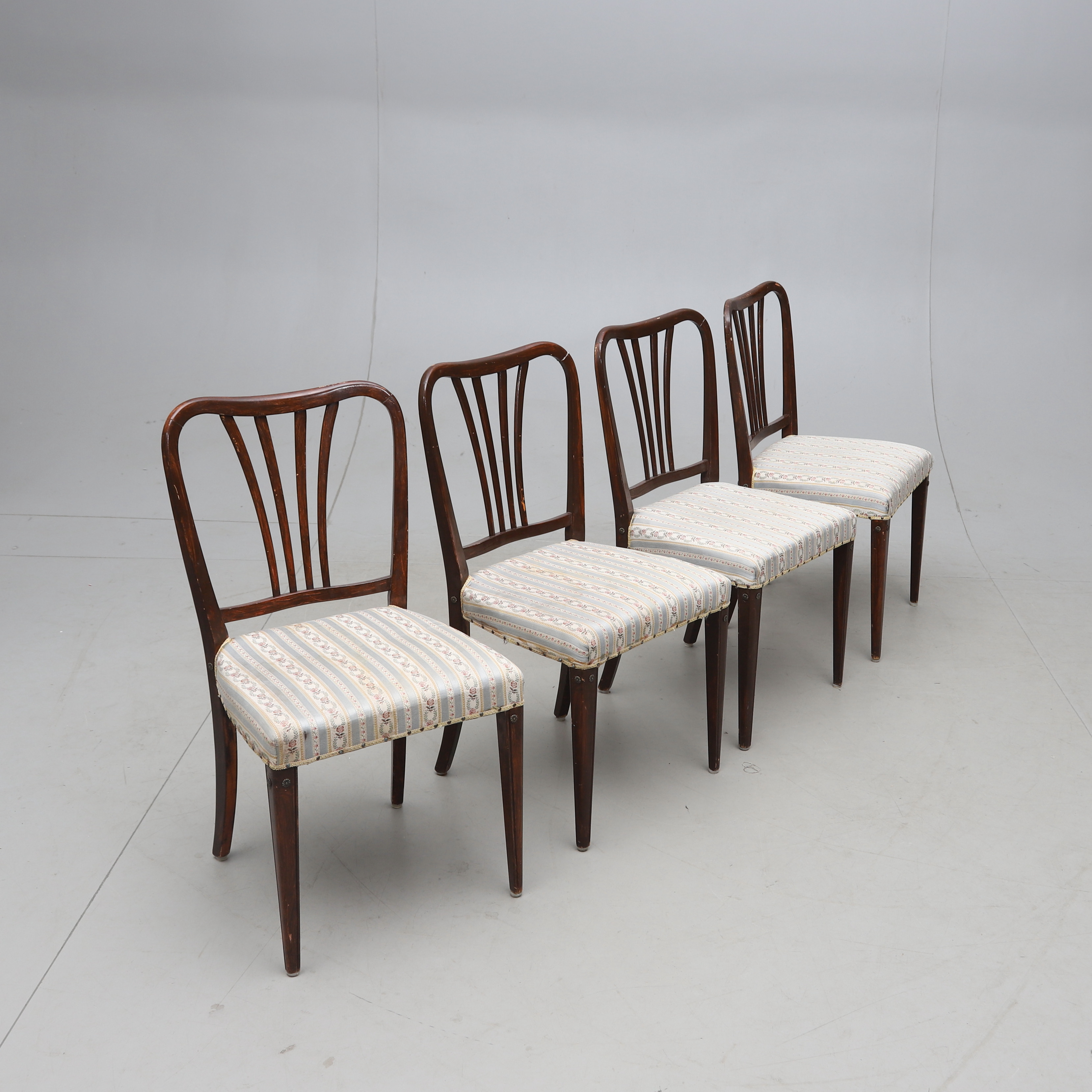 STOLAR, 4 st, Swedish modern, 1940-tal.