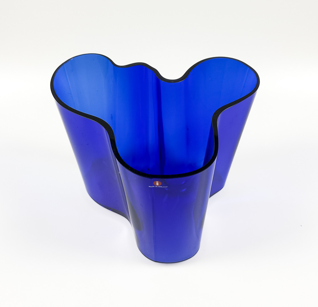ALVAR AALTO. VAS, glas, "Savoy", Iittala, signerad, numrerad, daterad-1993.