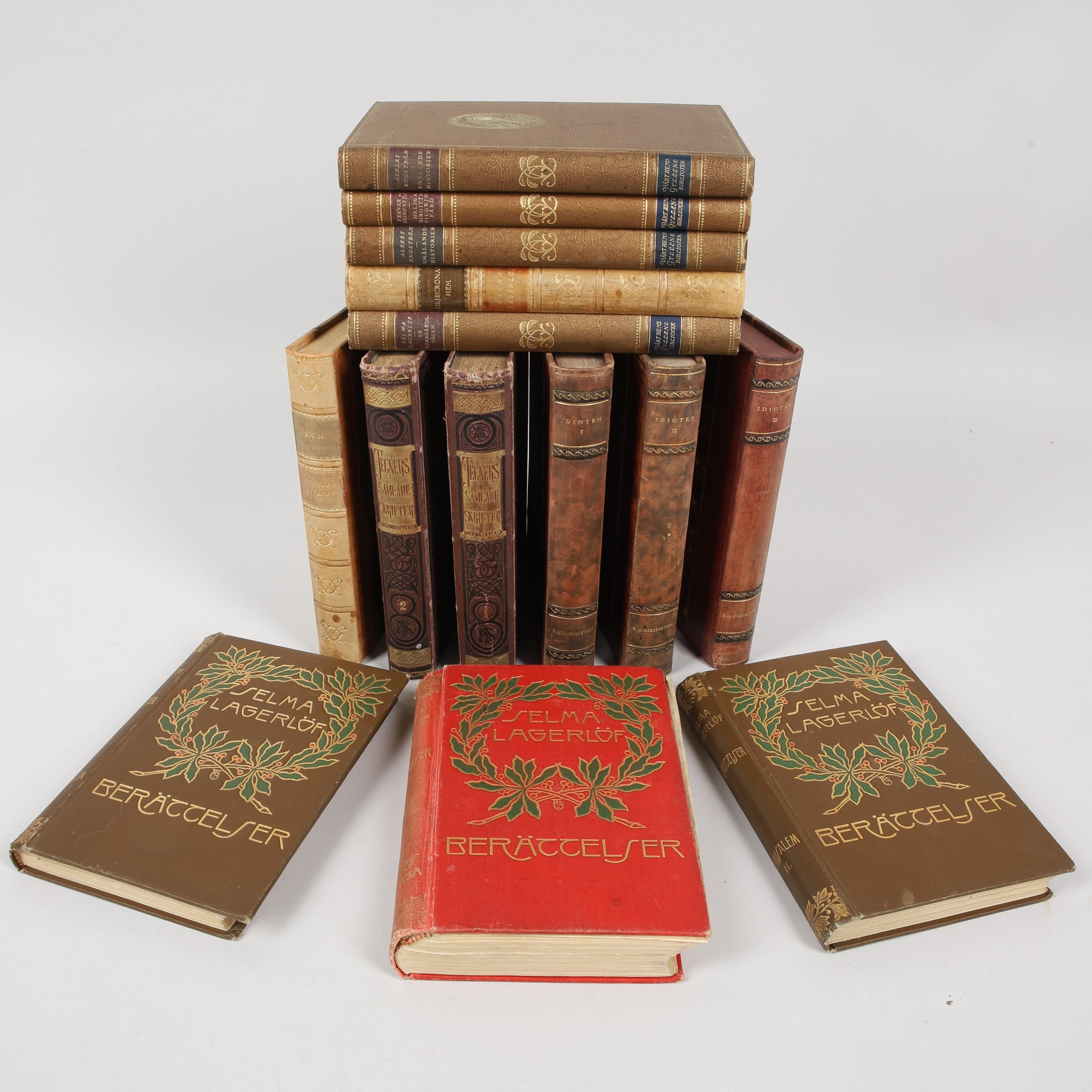 BÖCKER, 14 st, bl.a. Selma Lagerlöf.