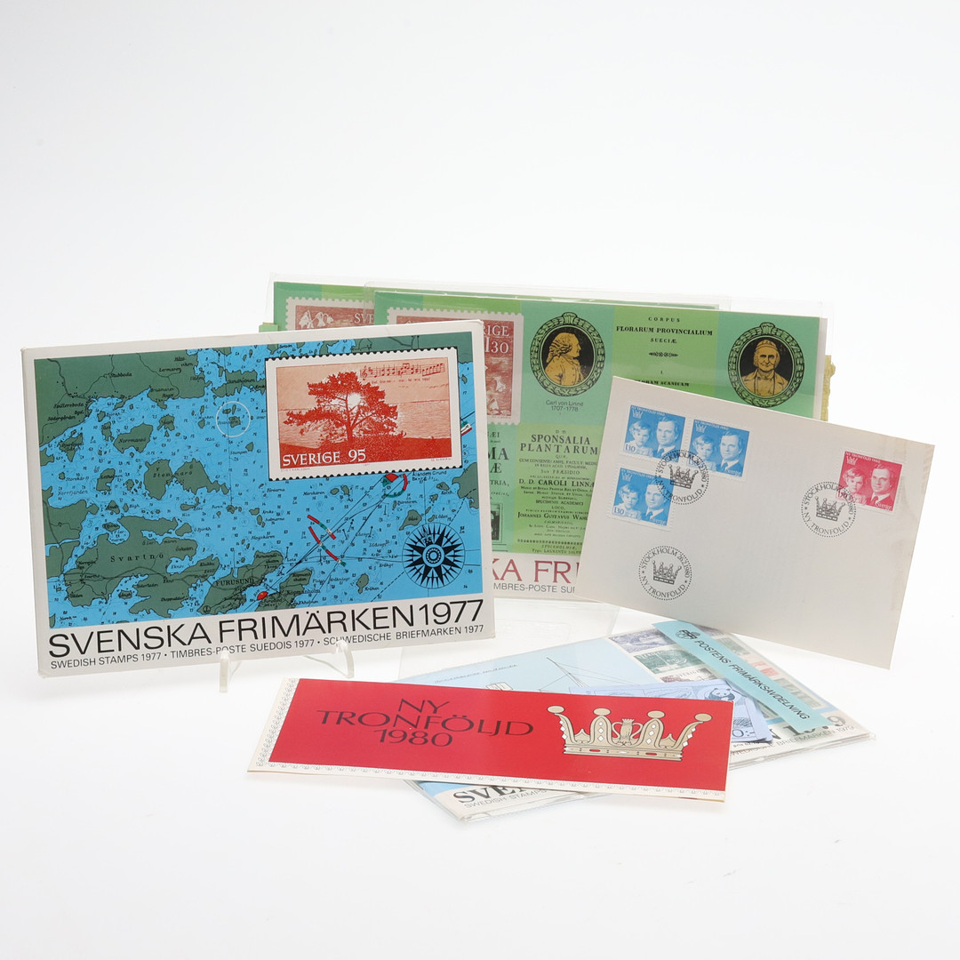 POSTFRISKT, svenska frimärken & förstadagsbrev.