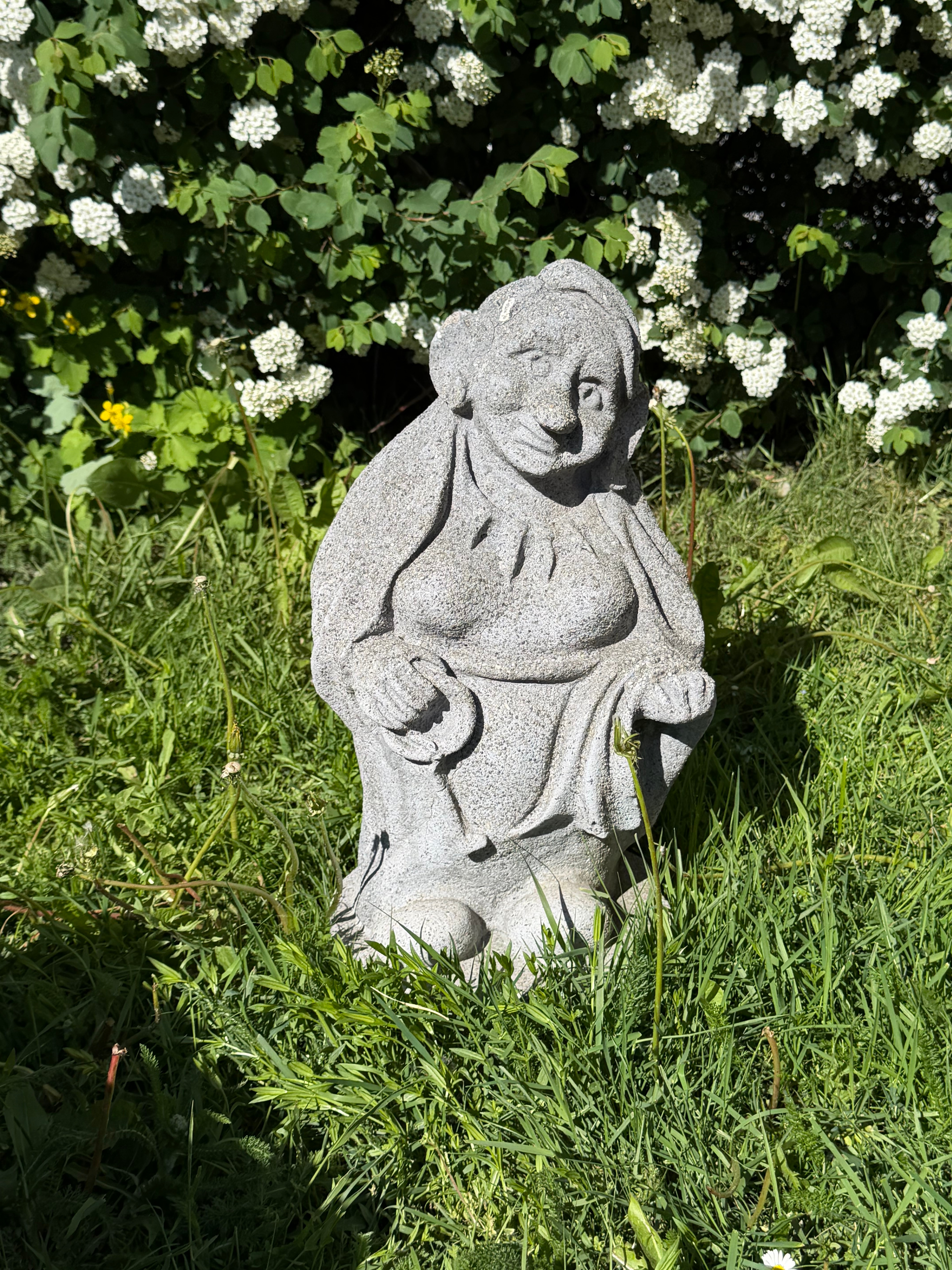 TRÄDGÅRDSSKULPTUR, troll.