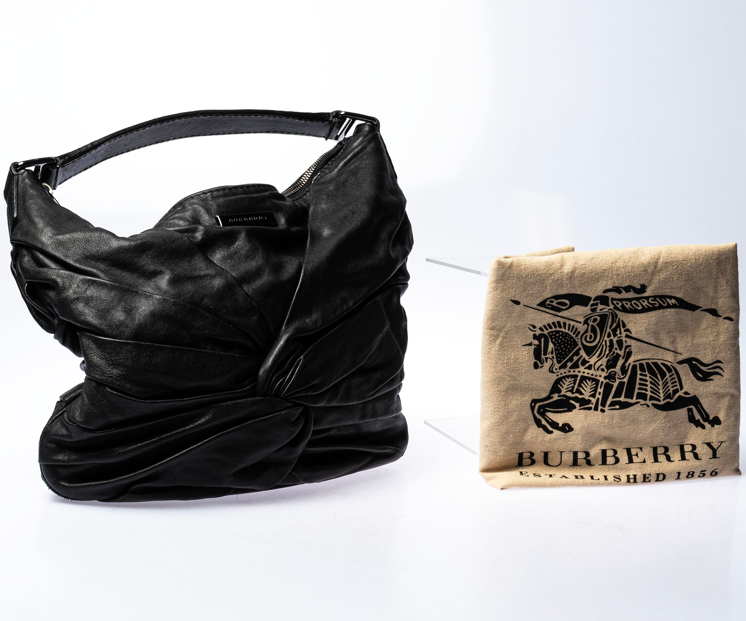 Handväska, BURBERRY Maggie Knot Hobo.
