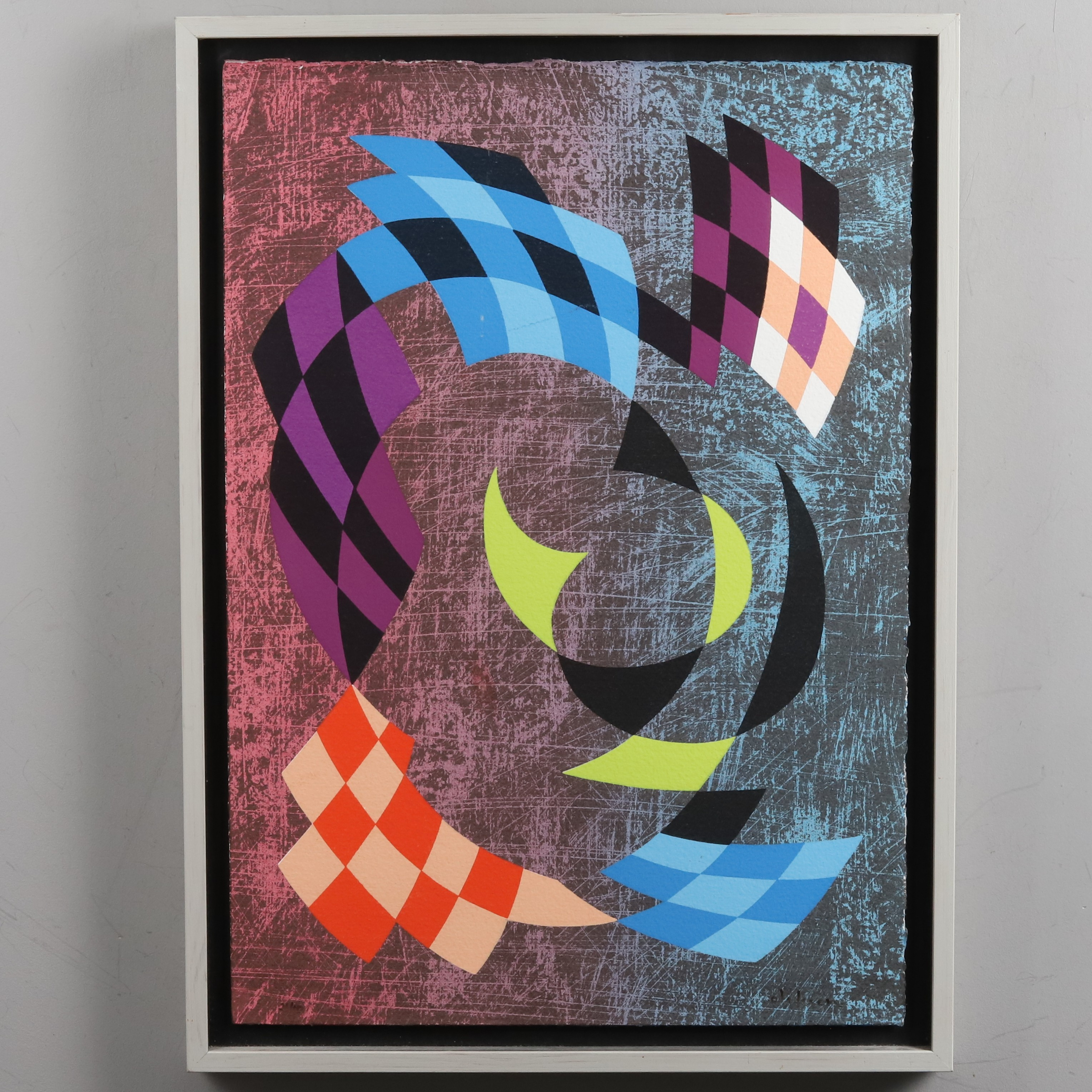 PIERRE OLOFSSON. SERIEGRAFI, "Turbulenza", signerad och numrerad.