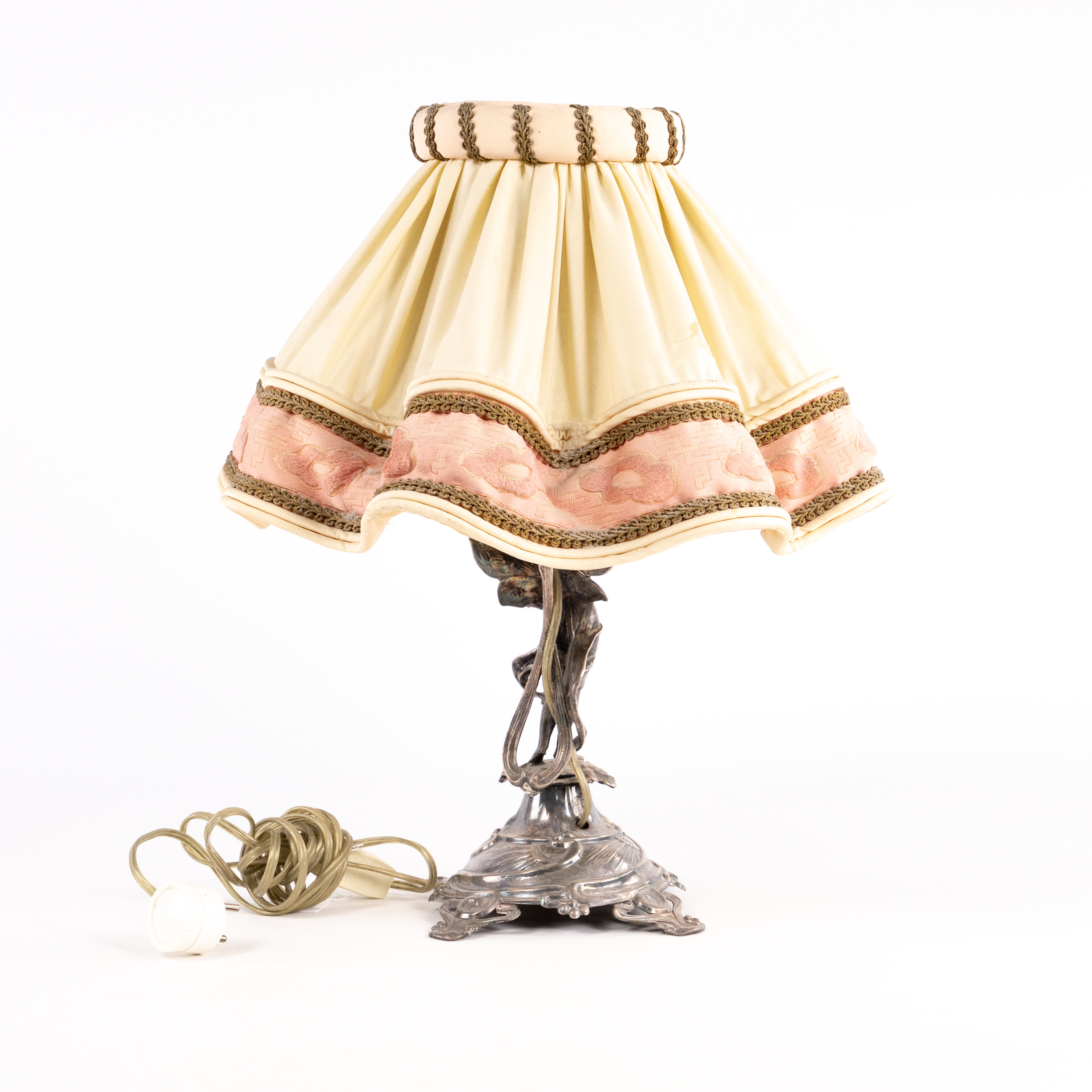 BORDSLAMPA, jugend, nysilver.