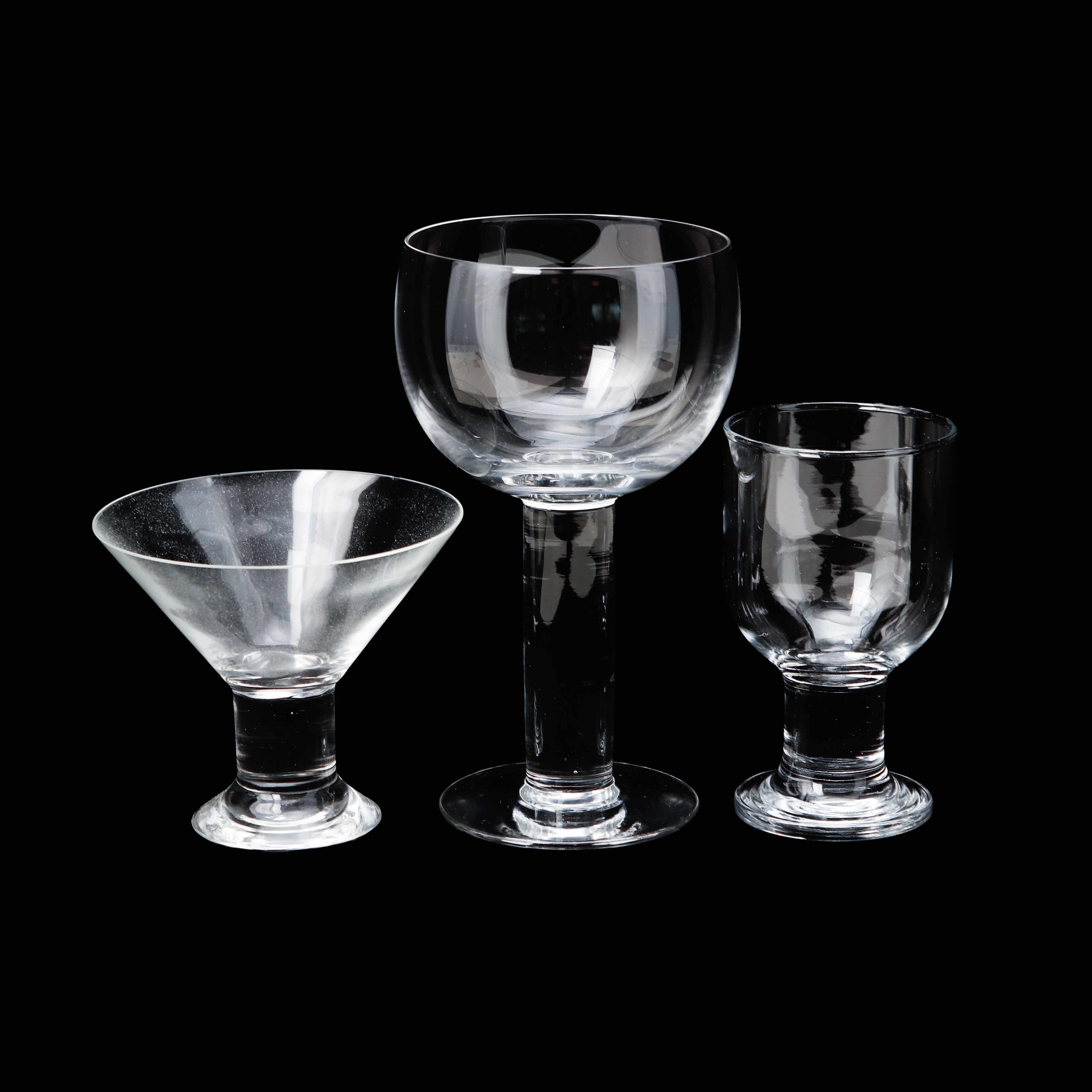 GUNNAR CYREN. Glasservis, "Måtta", Orrefors.