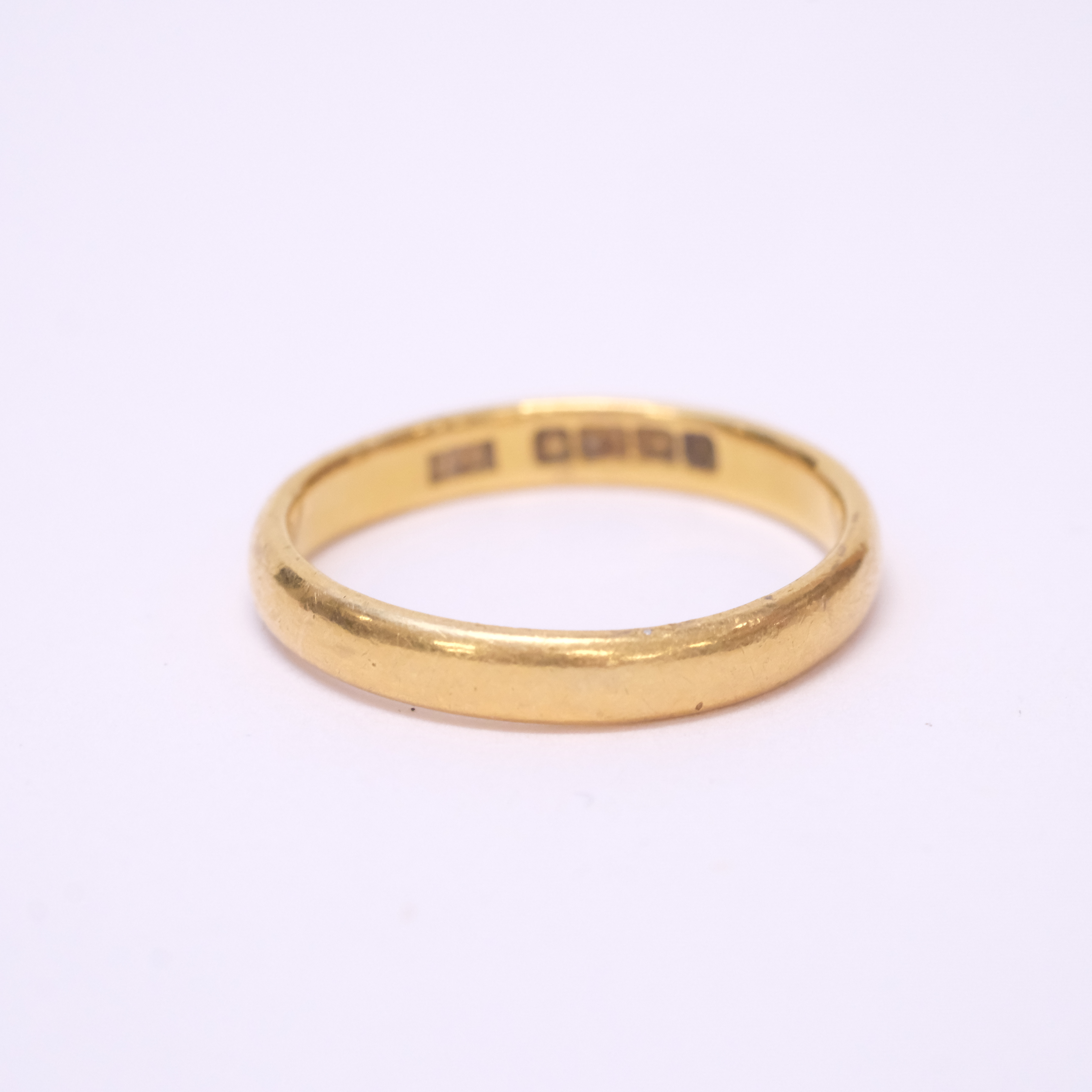RING, 22K GULD, BIRMINGHAM, ENGLAND.