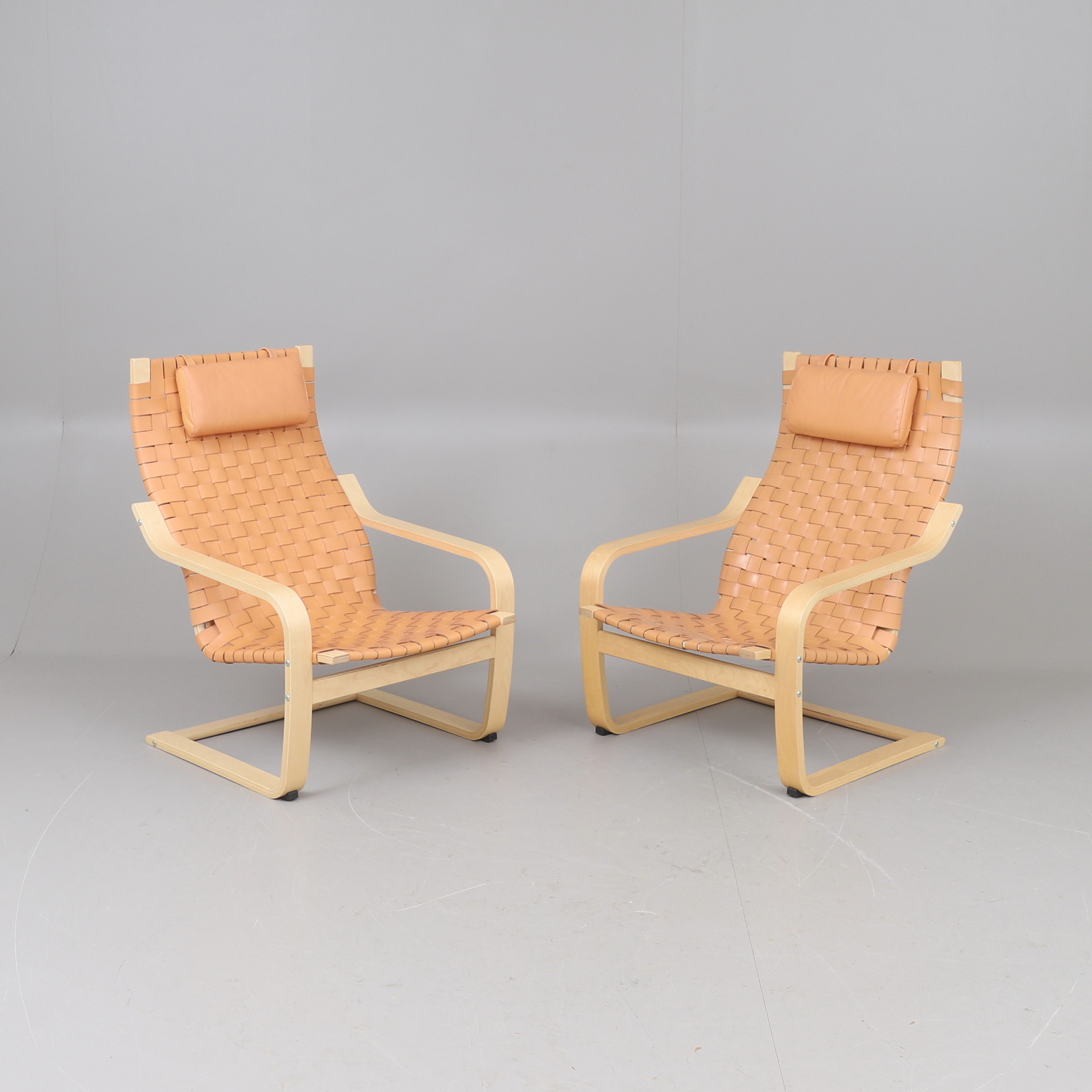 NOBORU NAKAMURA. Fåtöljer, 2 stycken, "Poäng", Ikea.