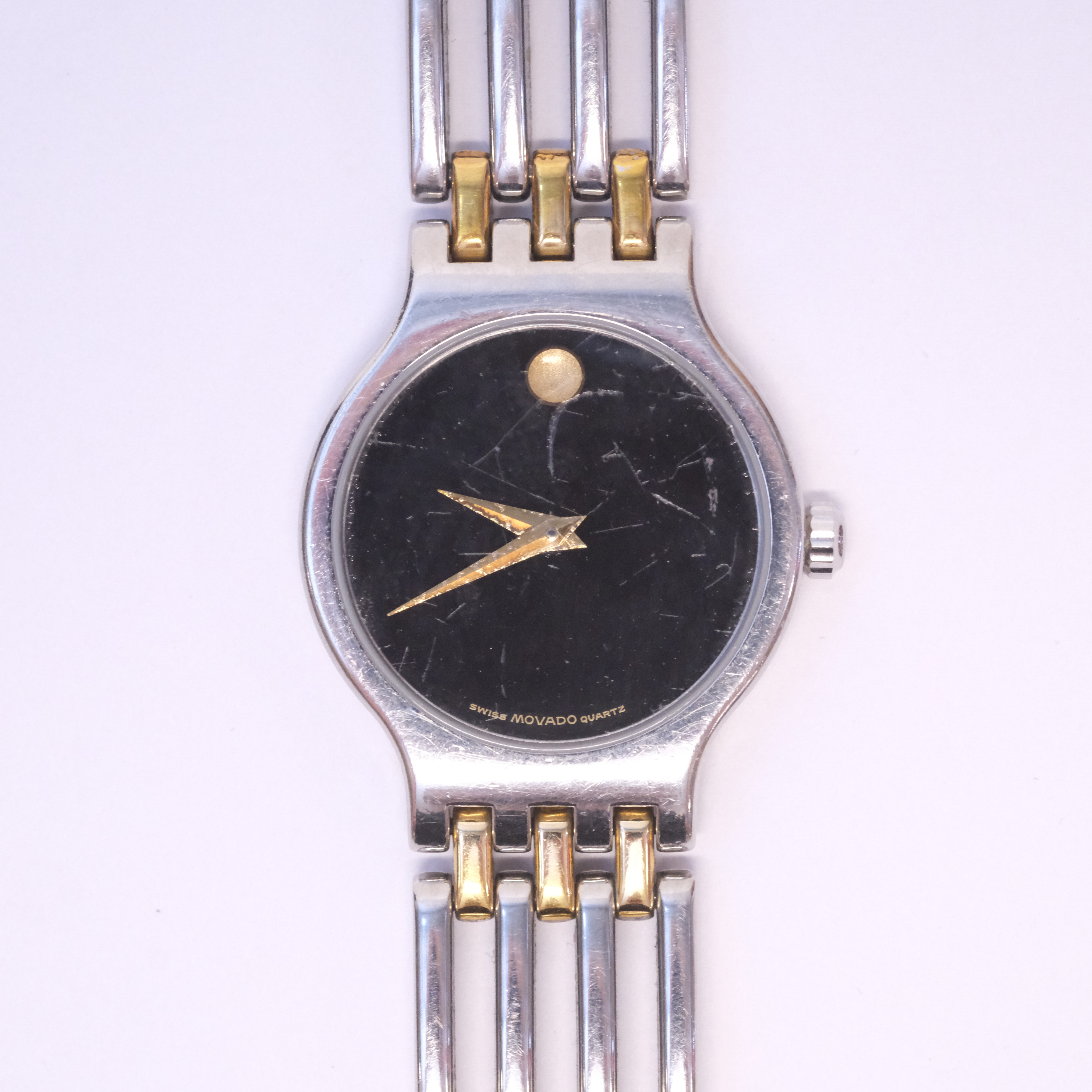 MOVADO, DAMARMBANDSUR, STÅL, QUARTZ.