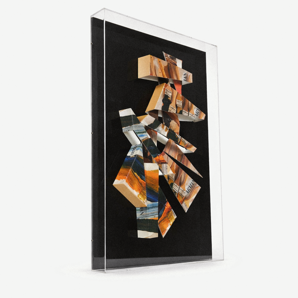 FERNANDEZ ARMAN. "Tranches de livres", signerad Arman och numrerad 19/100.