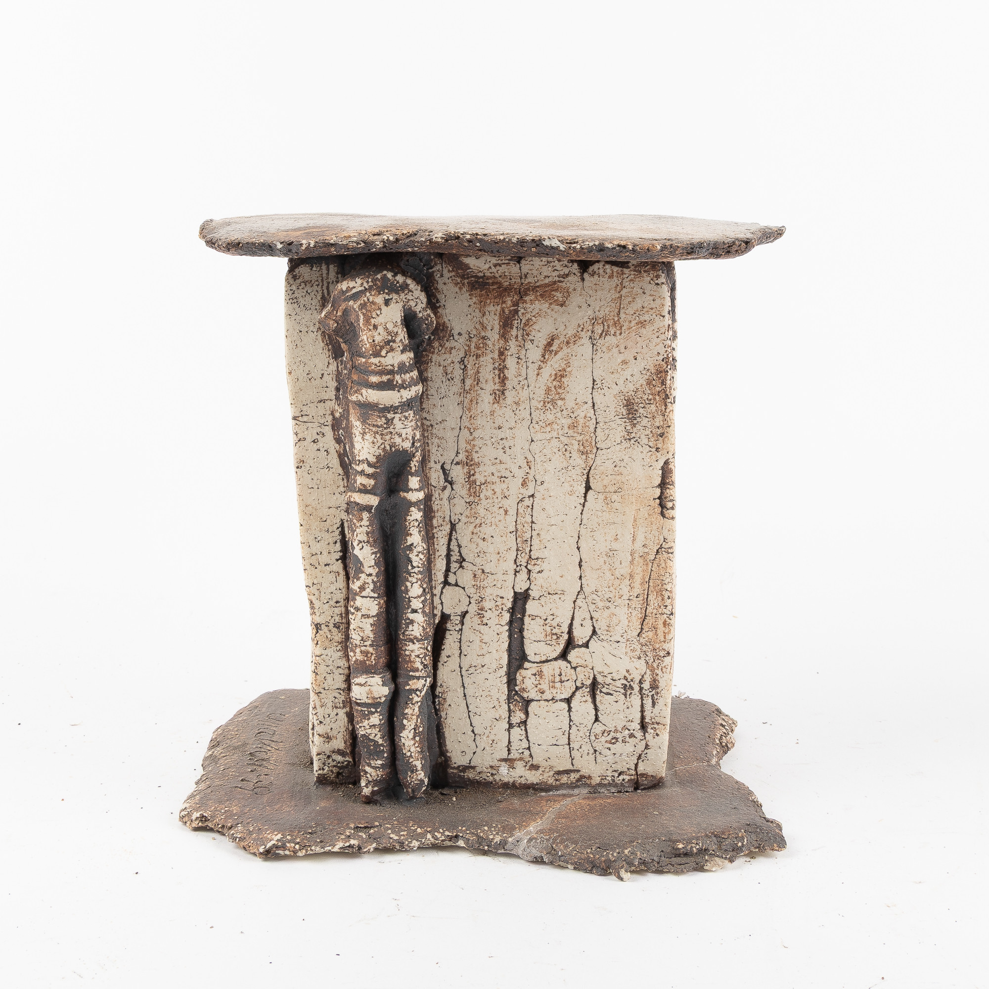 ULLA VIOTTI (1933-2025). Skulptur, glaserat stengods, egen ateljé, Hammenhög, Österlen.