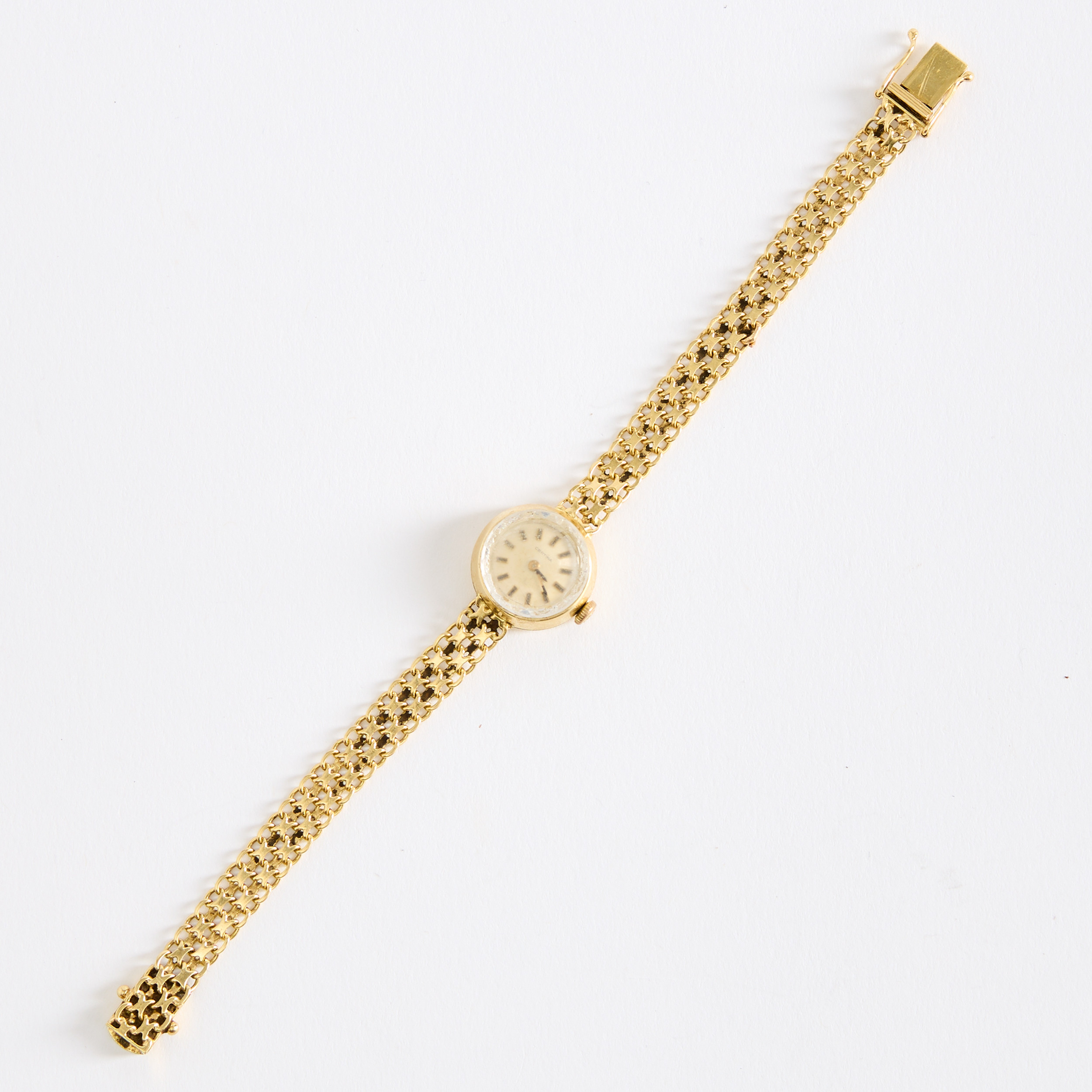 CERTINA Damarmbandsur 14/18 K guld.