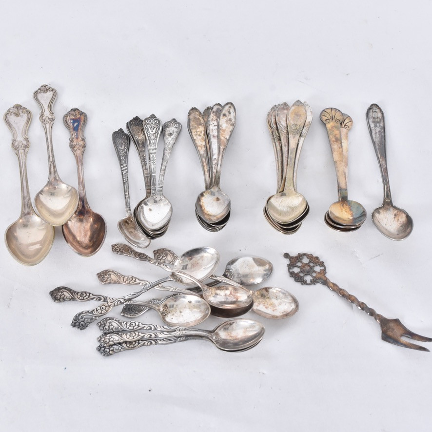 PARTI TESKEDAR, nysilver, 1-påse.