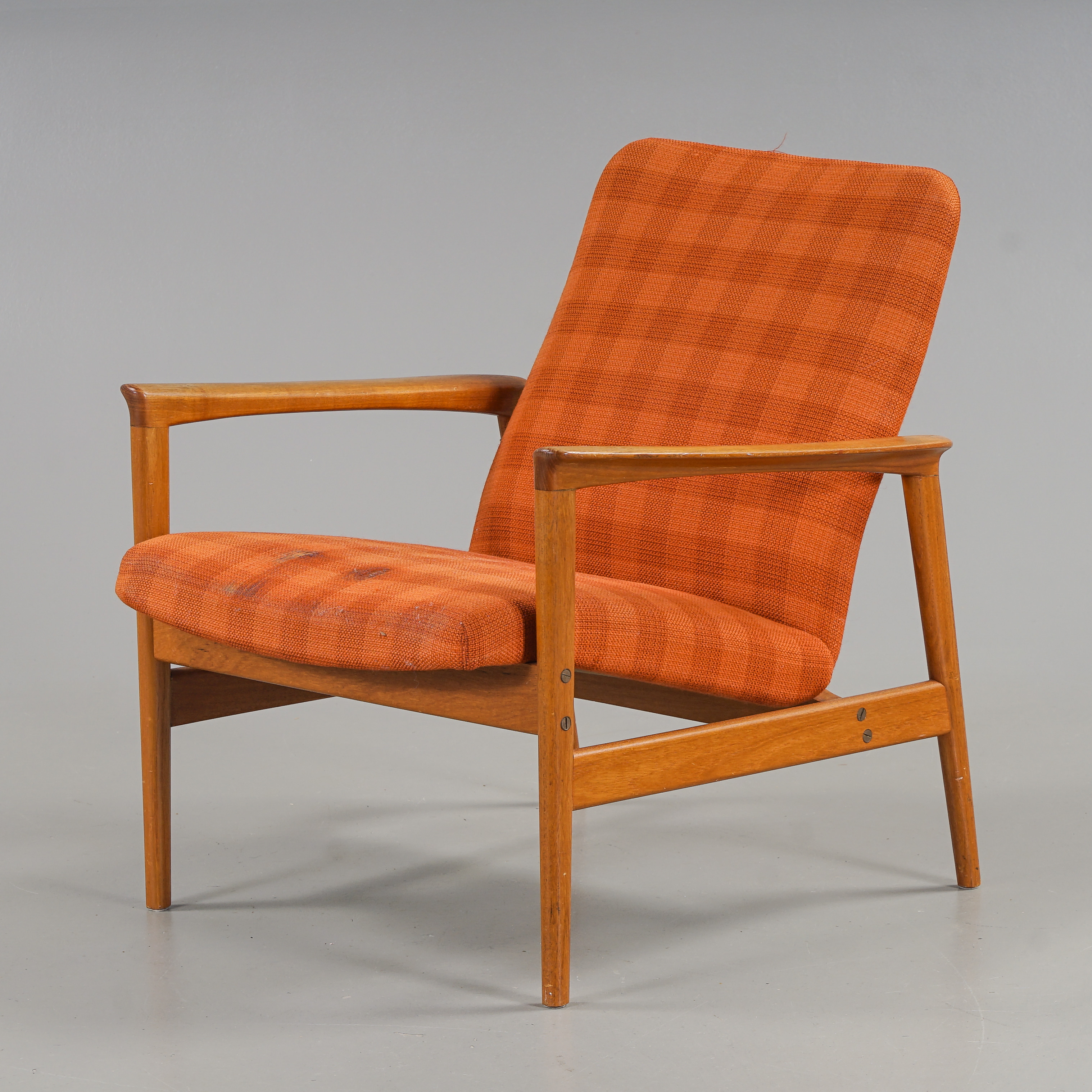 FÅTÖLJ Teak, Kock Möbel AB, 1960-tal.