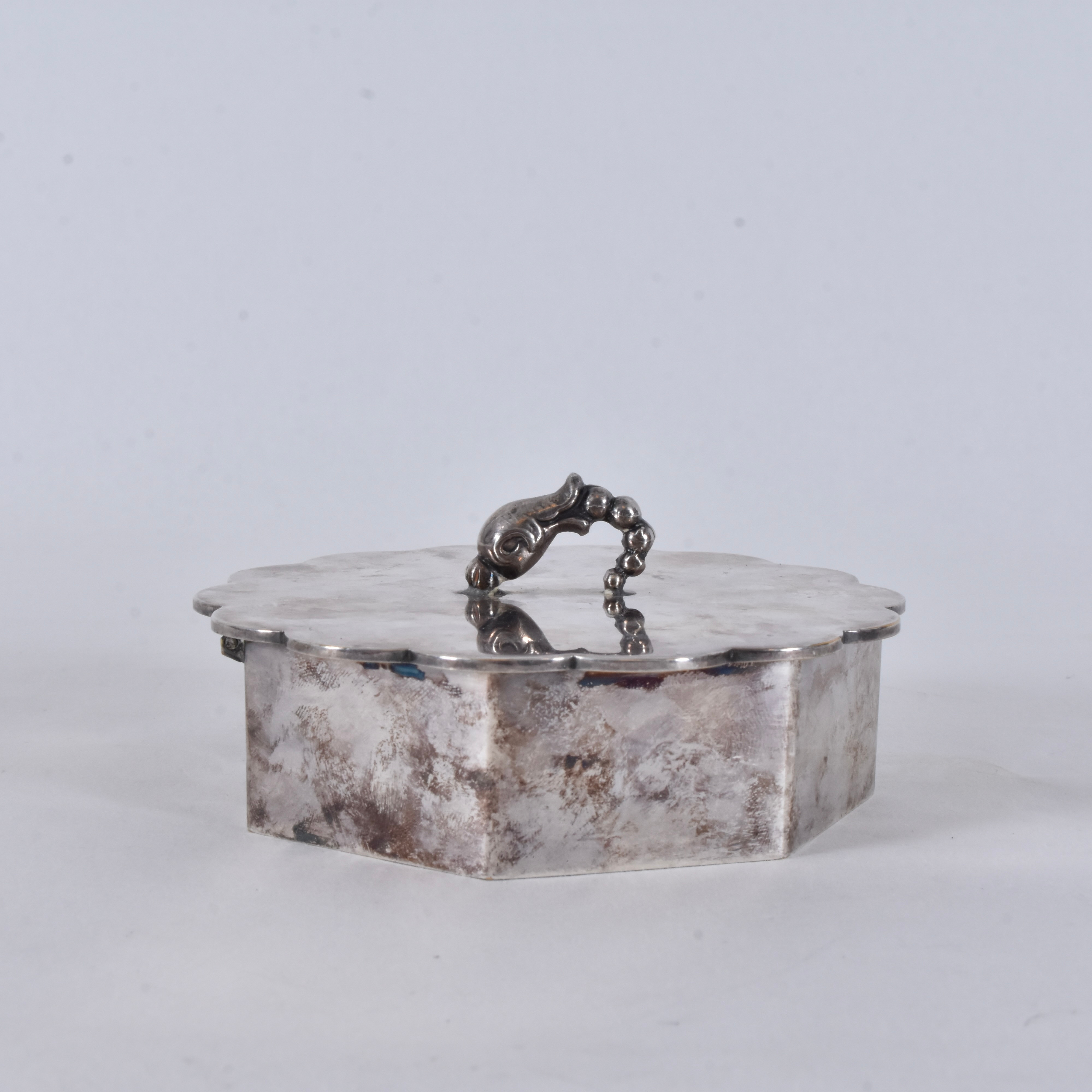 LOCKASK, nysilver, Danmark, 1900-tal.