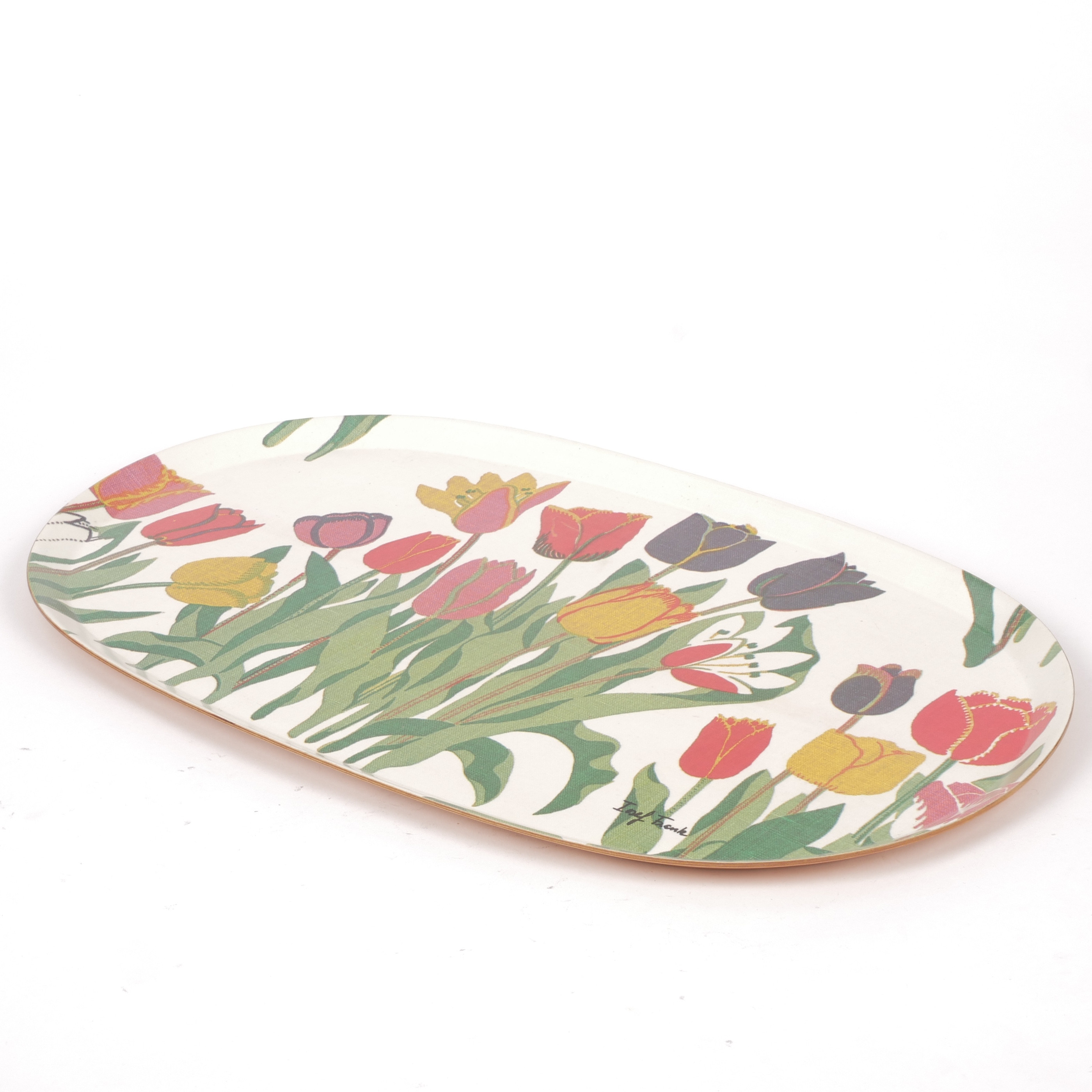JOSEF FRANK. Bricka "Tulpaner", Svenskt Tenn.