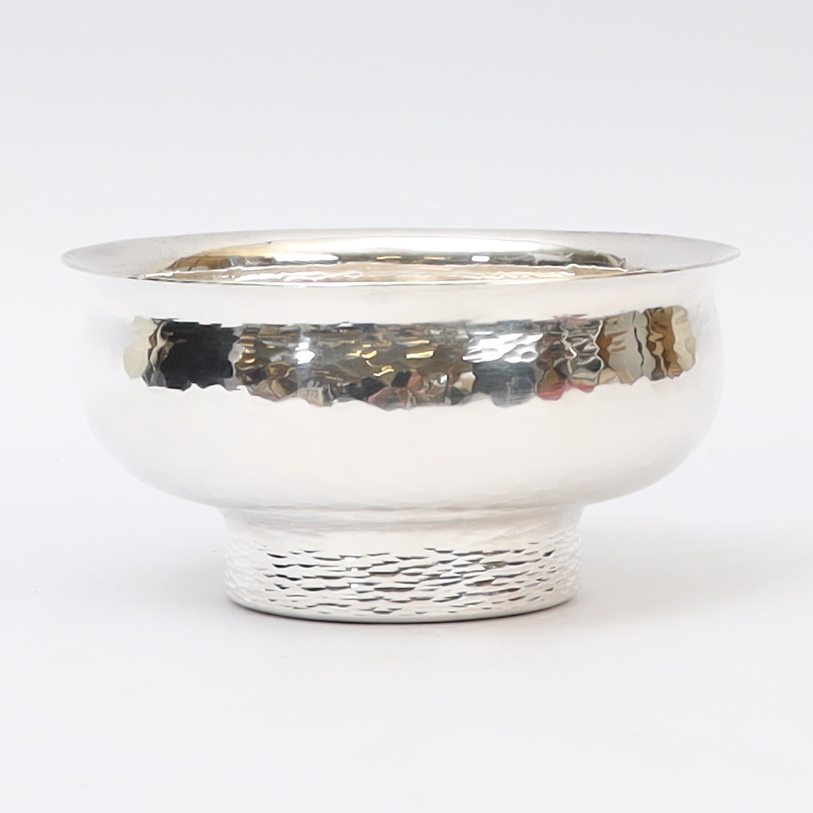 SKÅL, sterlingsilver, Borgila, 2007, delvis kulhamrad dekor, stämplad.