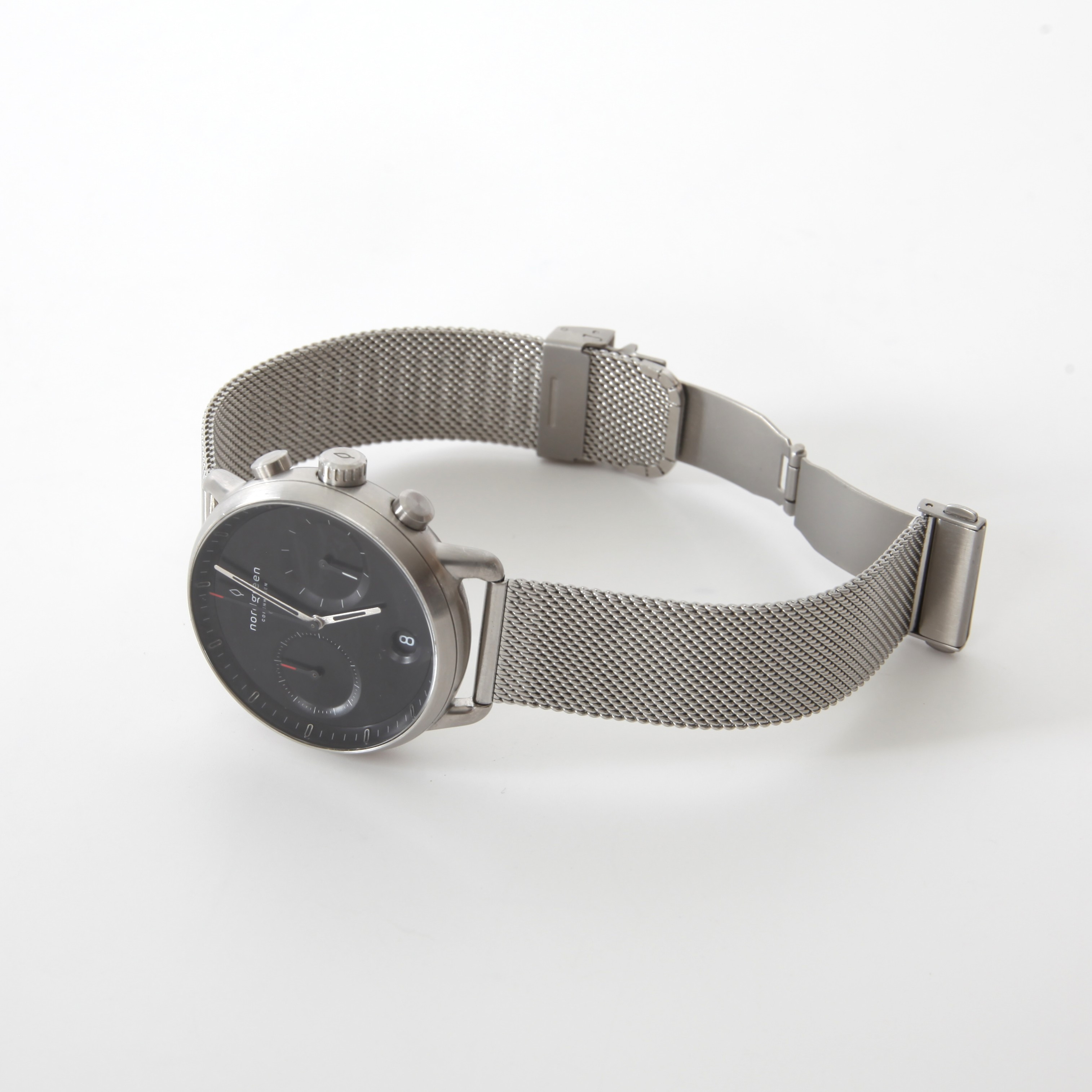 ARMBANDSUR NORDGREEN Copenhagen Pioneer, chronograph, Quartz, Design av Jakob Wagner.