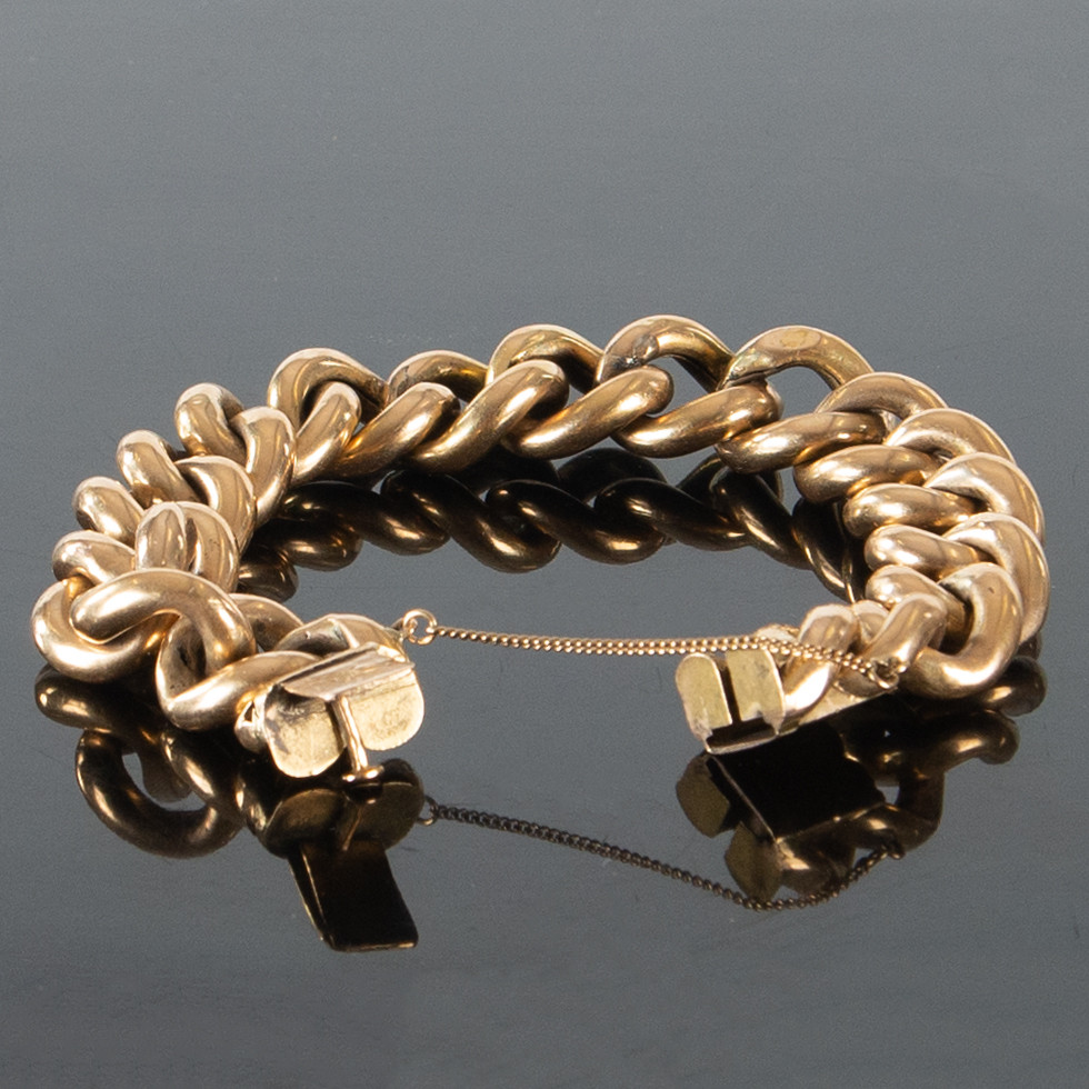 ARMBAND GULD MINST 18 K 44,5 G.