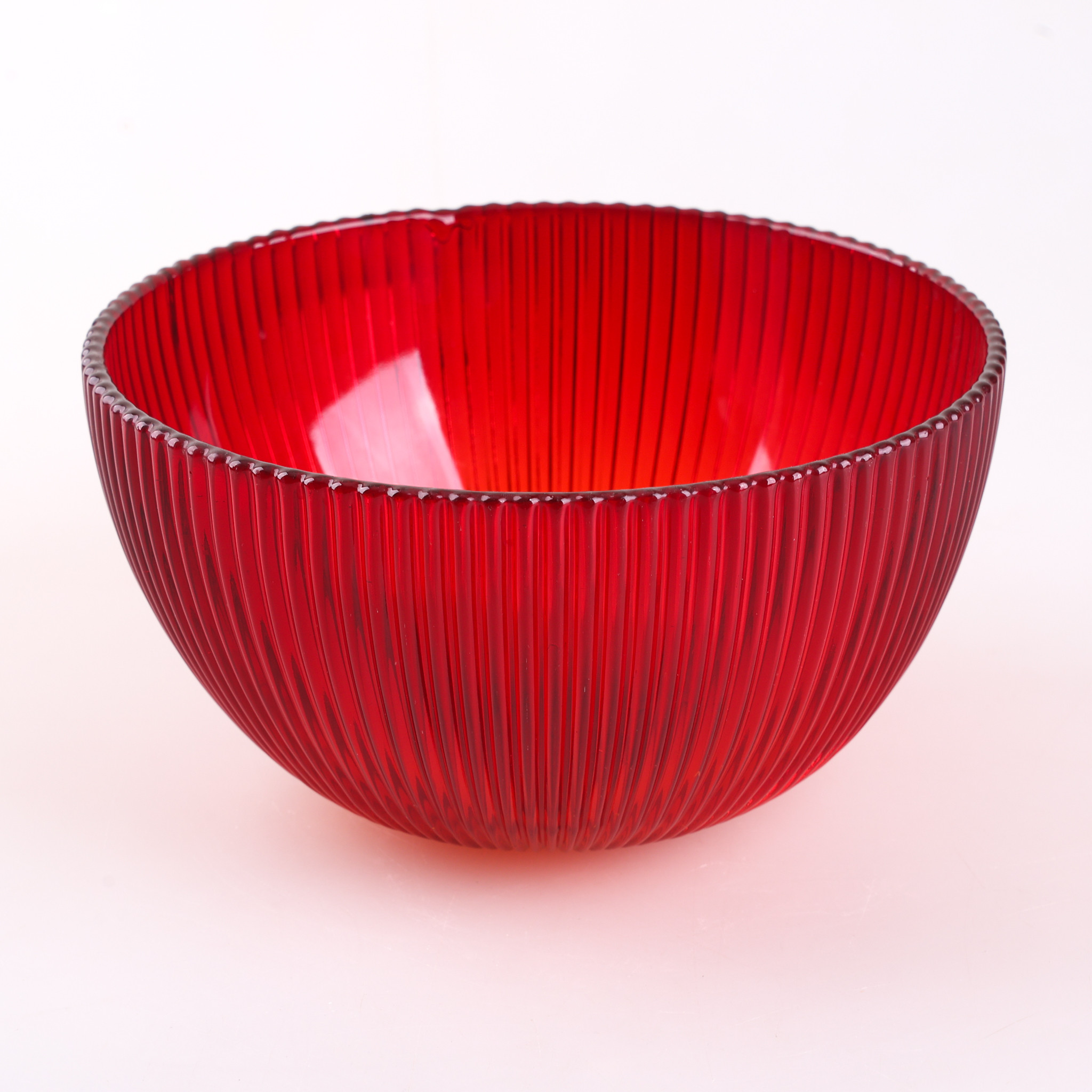ARTHUR PERCY. Skål, "Reffla", glas, Gullaskruf.