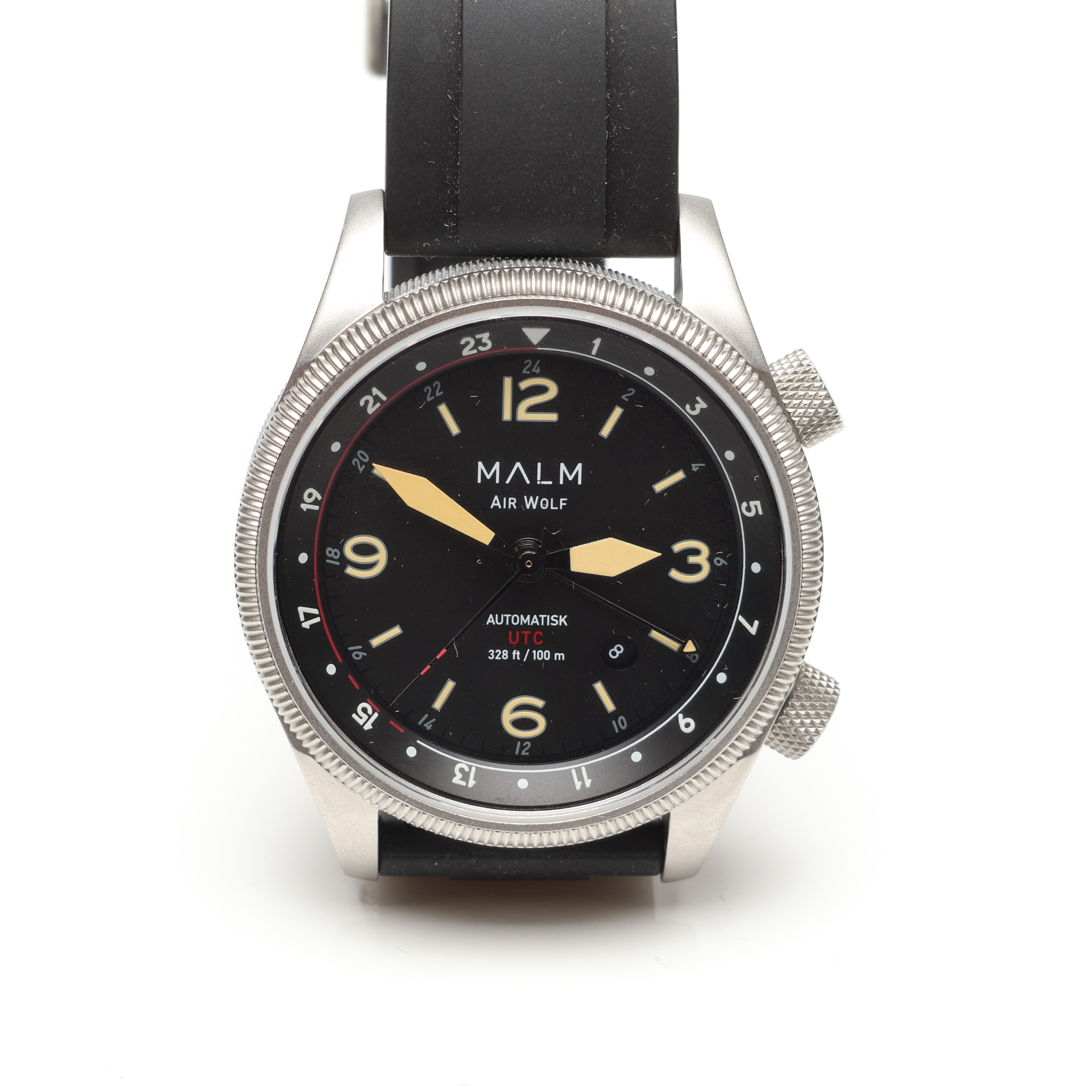 ARMBANDSUR , "Air Wolf", 40mm, automatisk, datum, MALM.