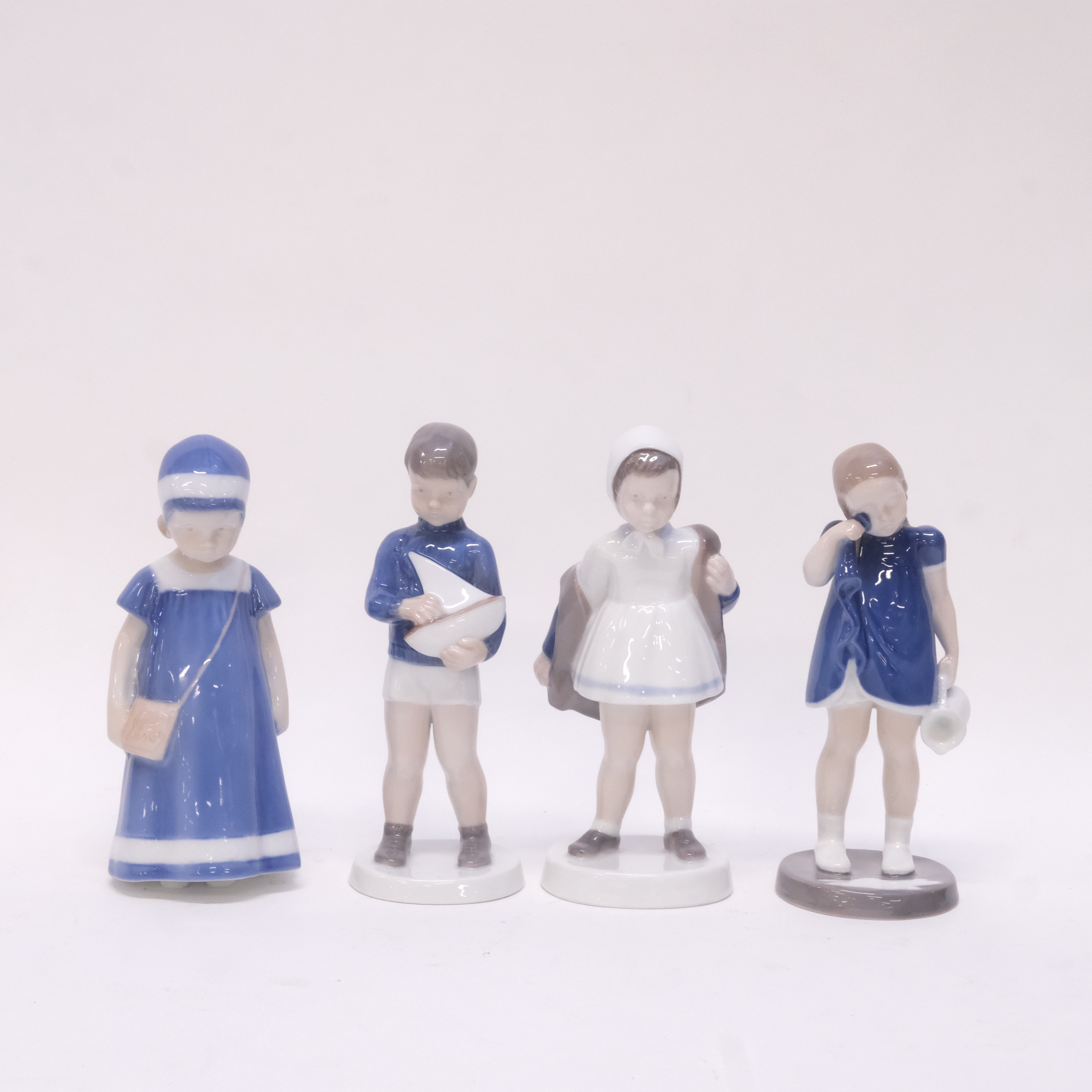 BING & GRÖNDAHL, FYRA FIGURINER.
