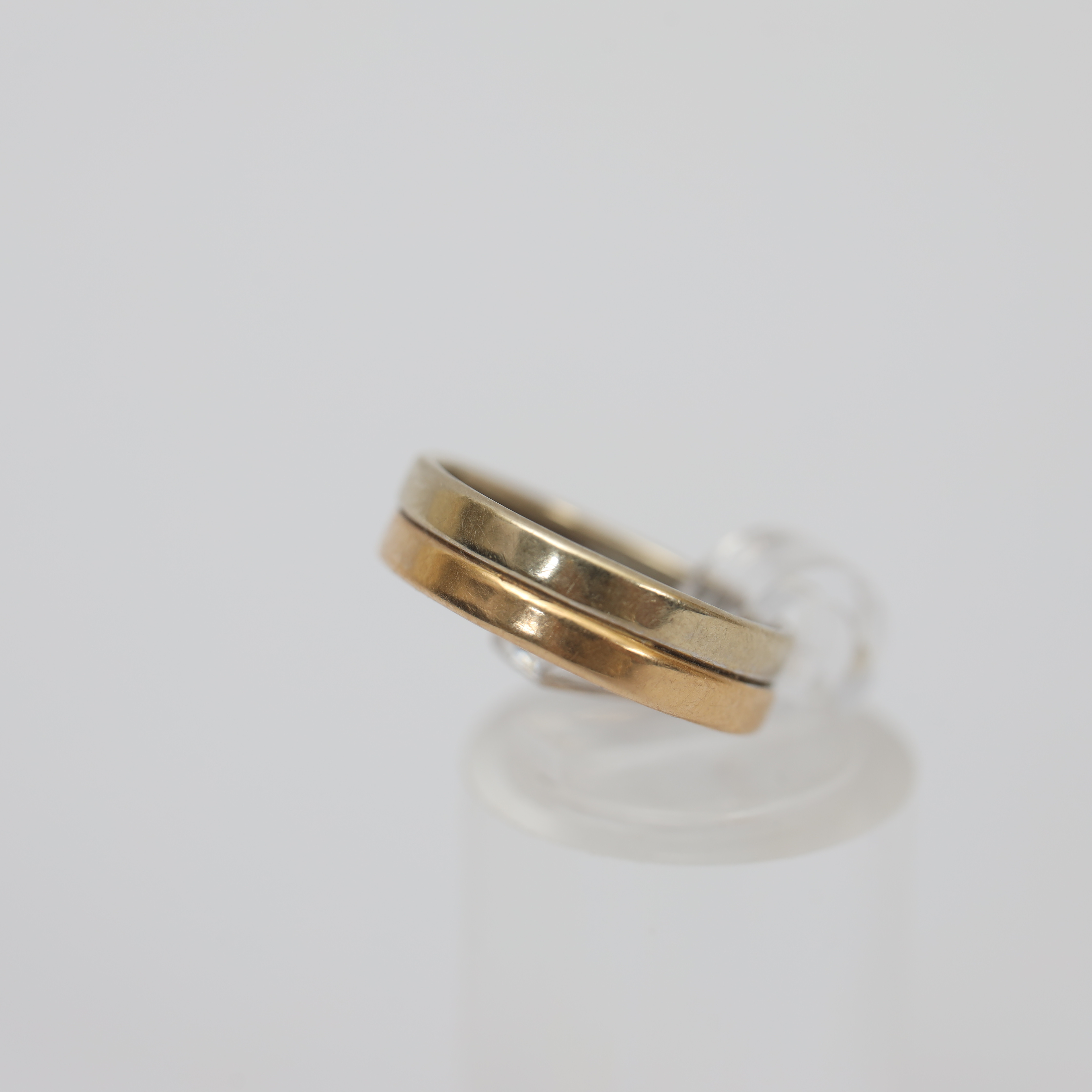 RING, 18k, vitt samt rödguld.
