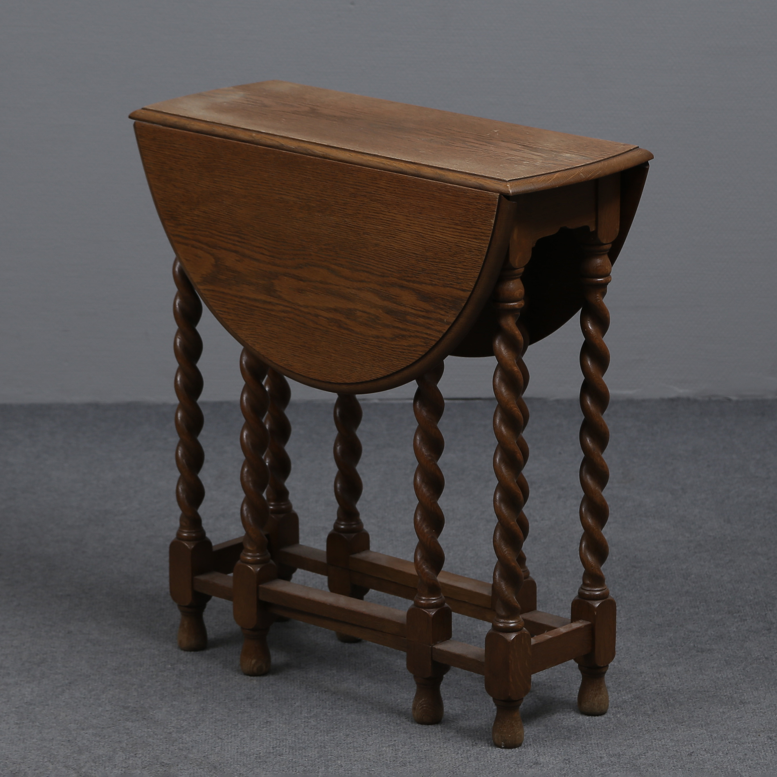 KLAFFBORD, MASSIV EK, NYBAROCK, 1800/1900-TAL.