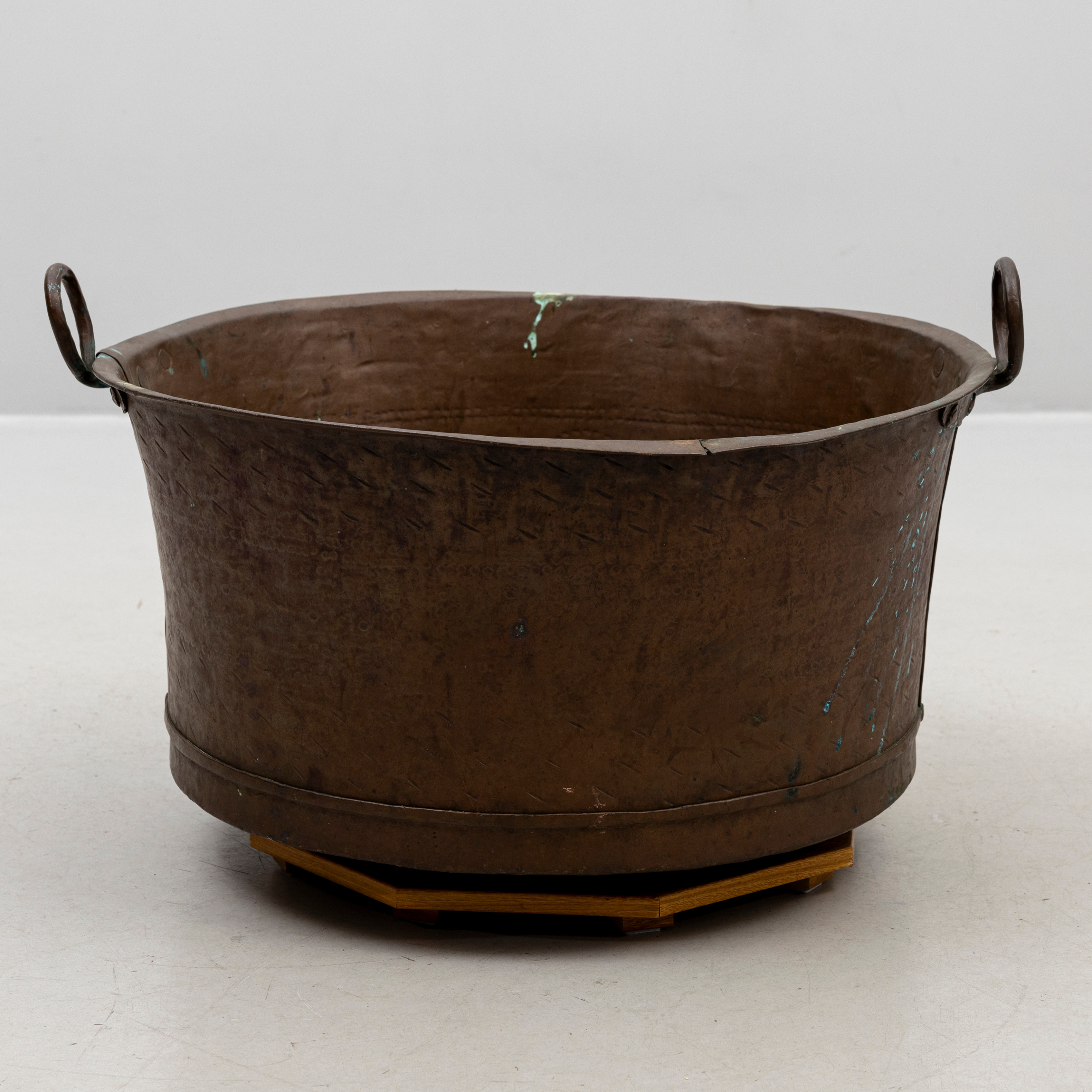 KOPPARKÄRL, med grepp, 1800-tal.