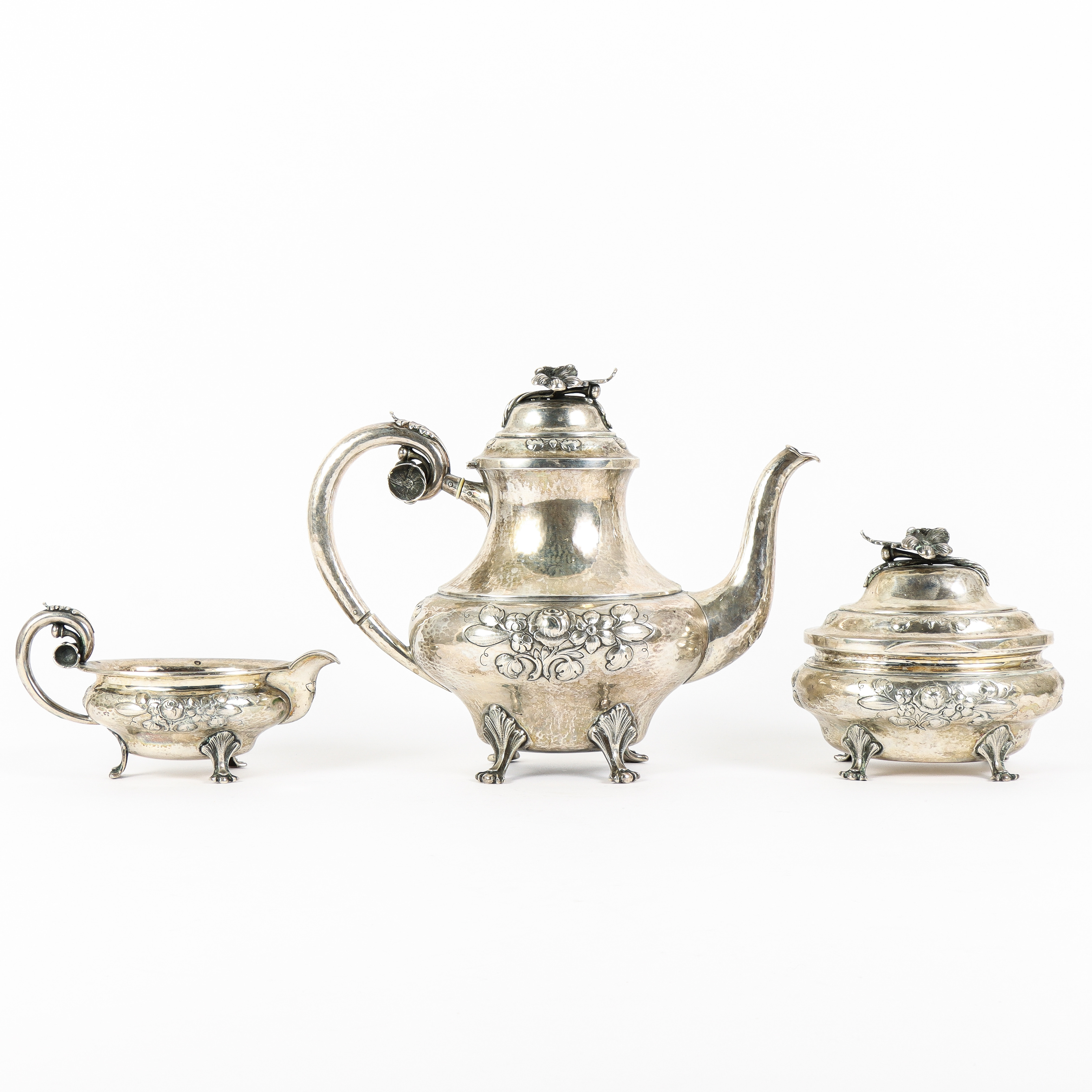 KAFFESERVIS, silver, Landsort Juvelerarefirman AB, Karlstad, 1937.