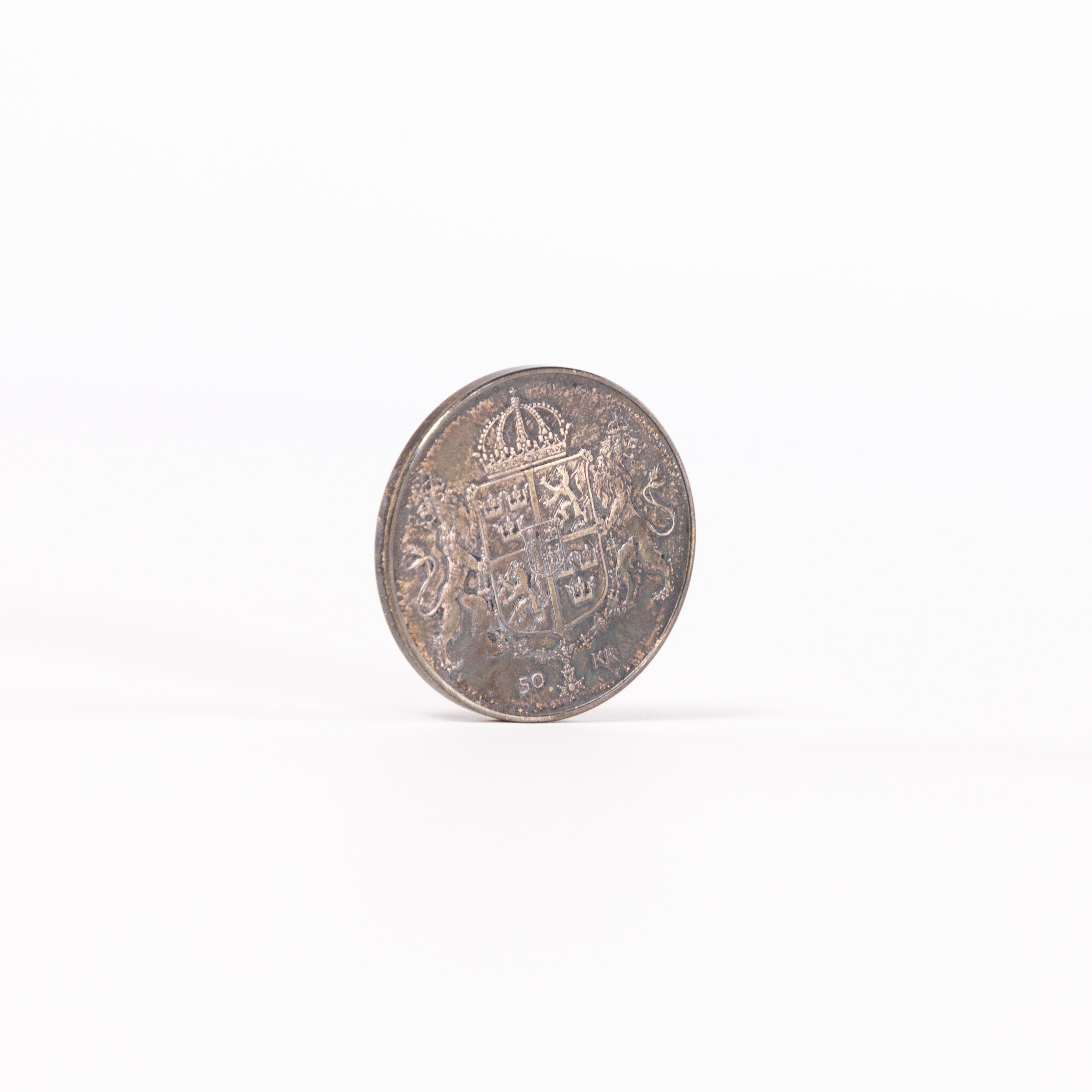 MYNT. Silver, 50 kronor, 1976.