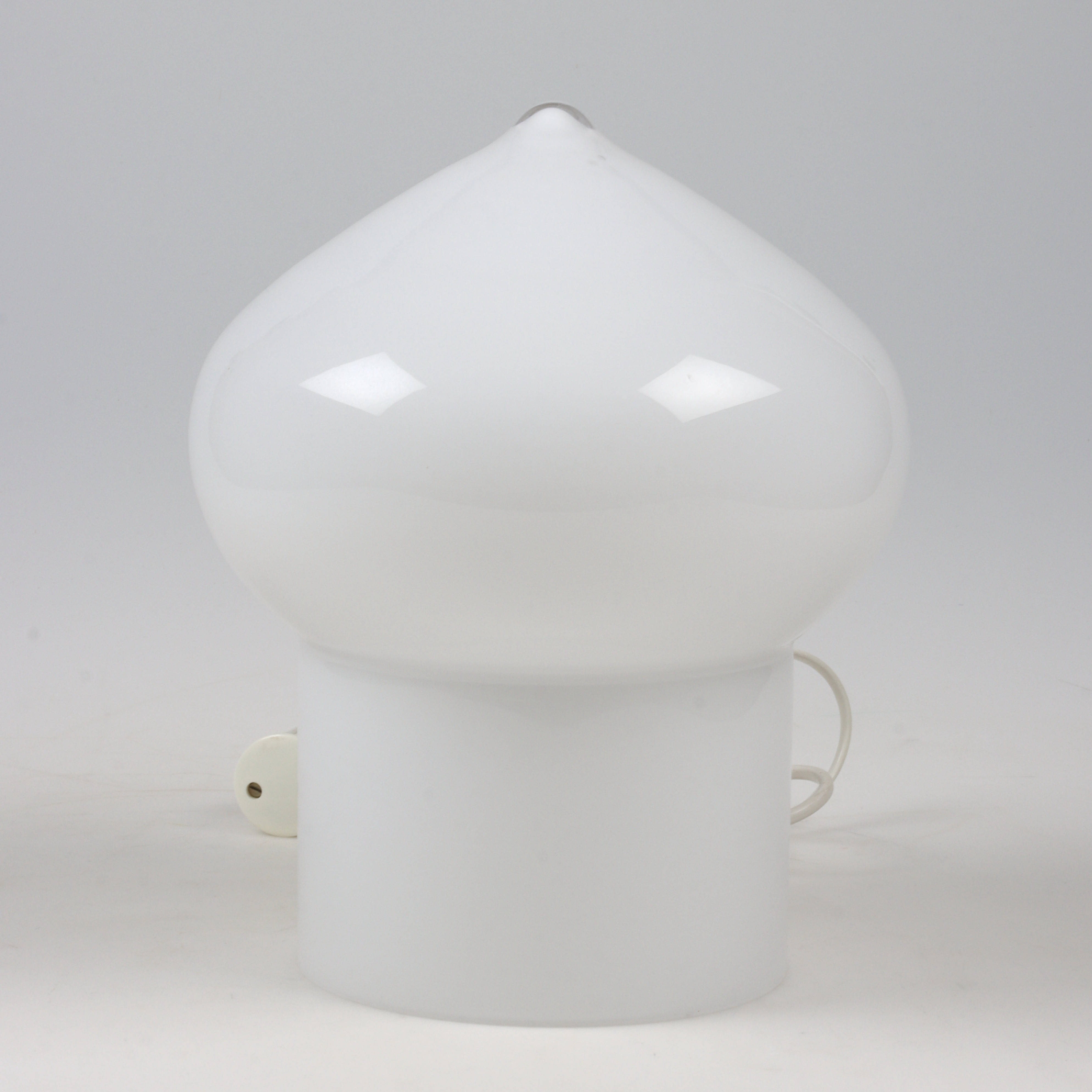 BORDSLAMPA, glas, Lindshammar. 1970/80-tal.