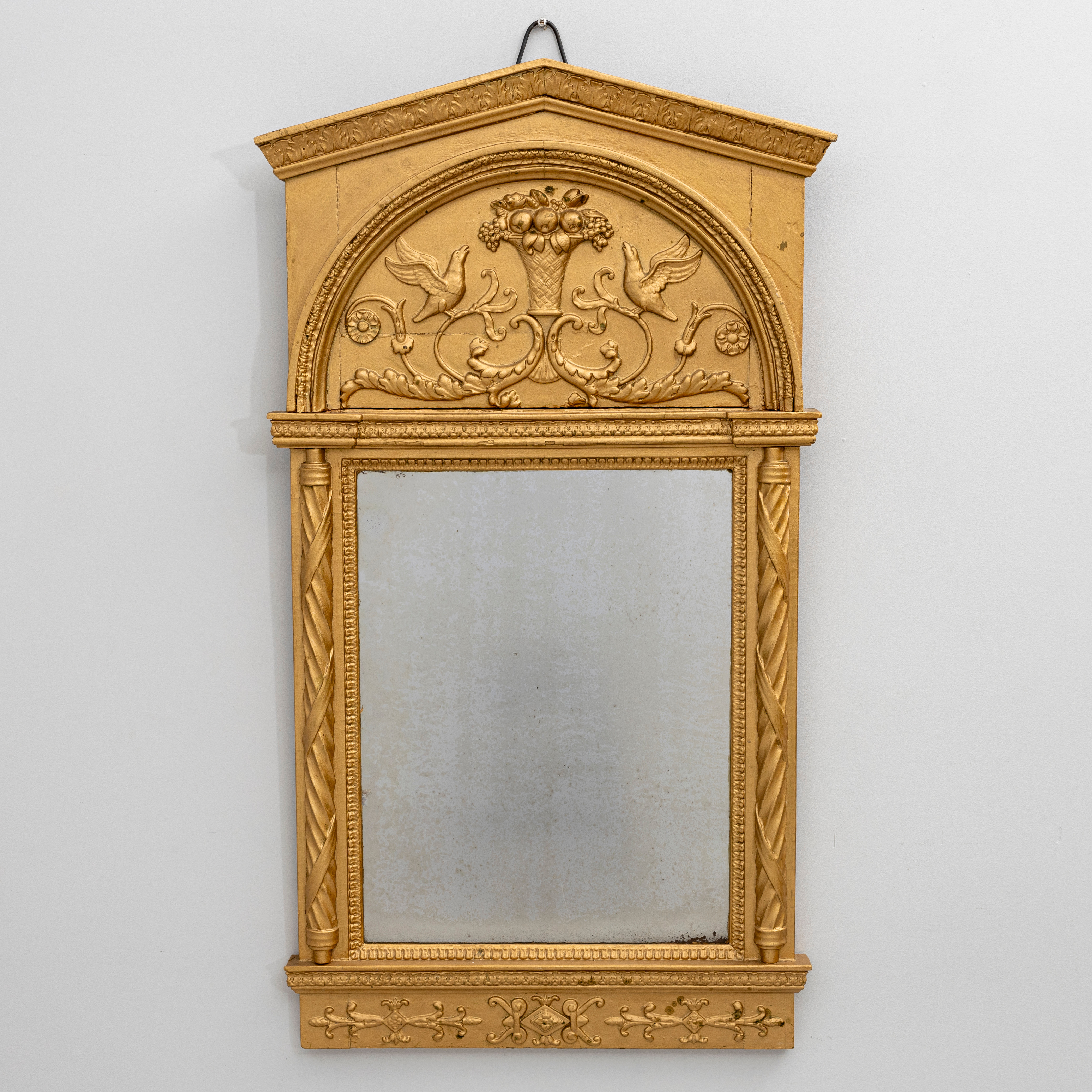 SPEGEL, bronserad, empire, 1800-talets första hälft.