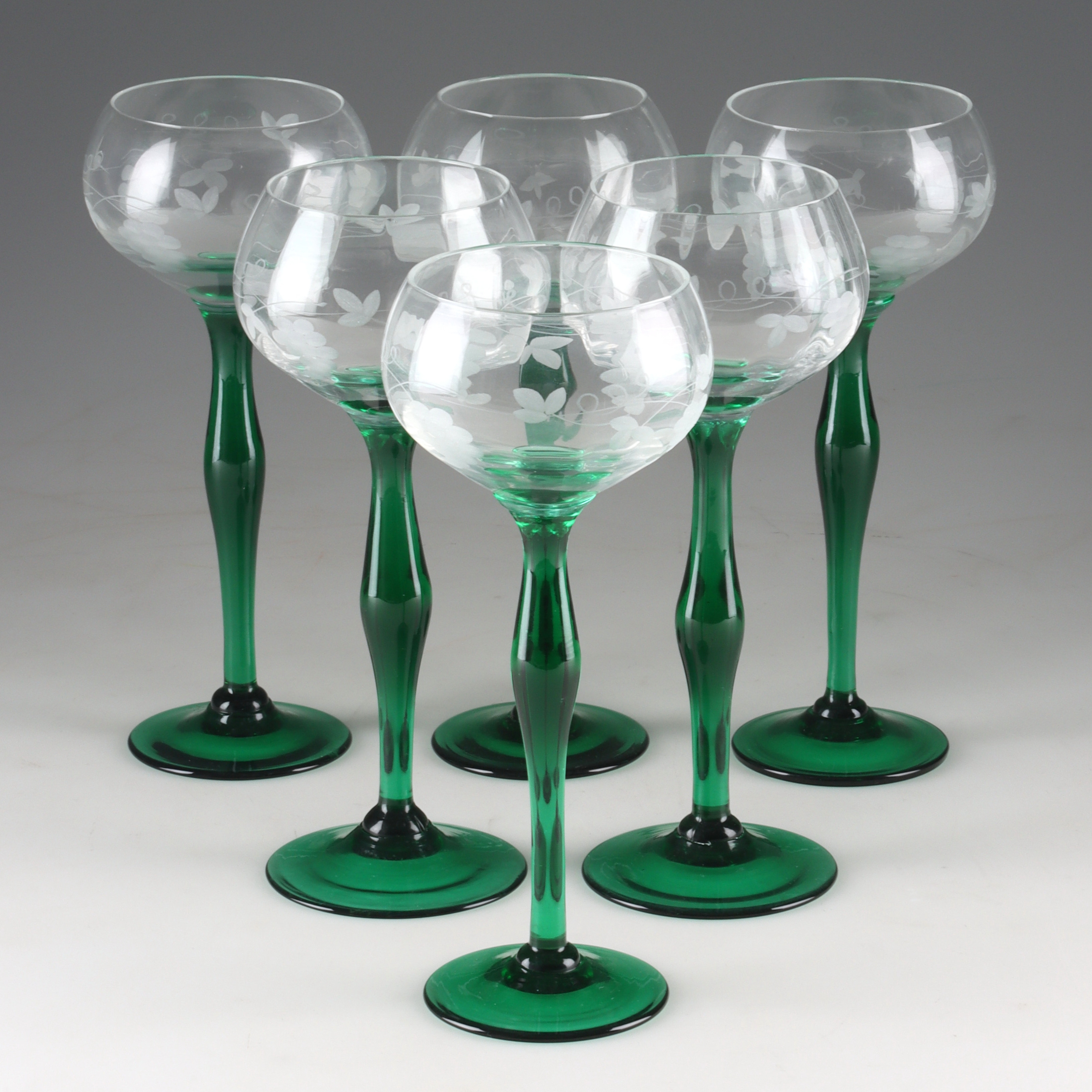 REMMARE 6 st, glas, 1900-talets andra hälft.