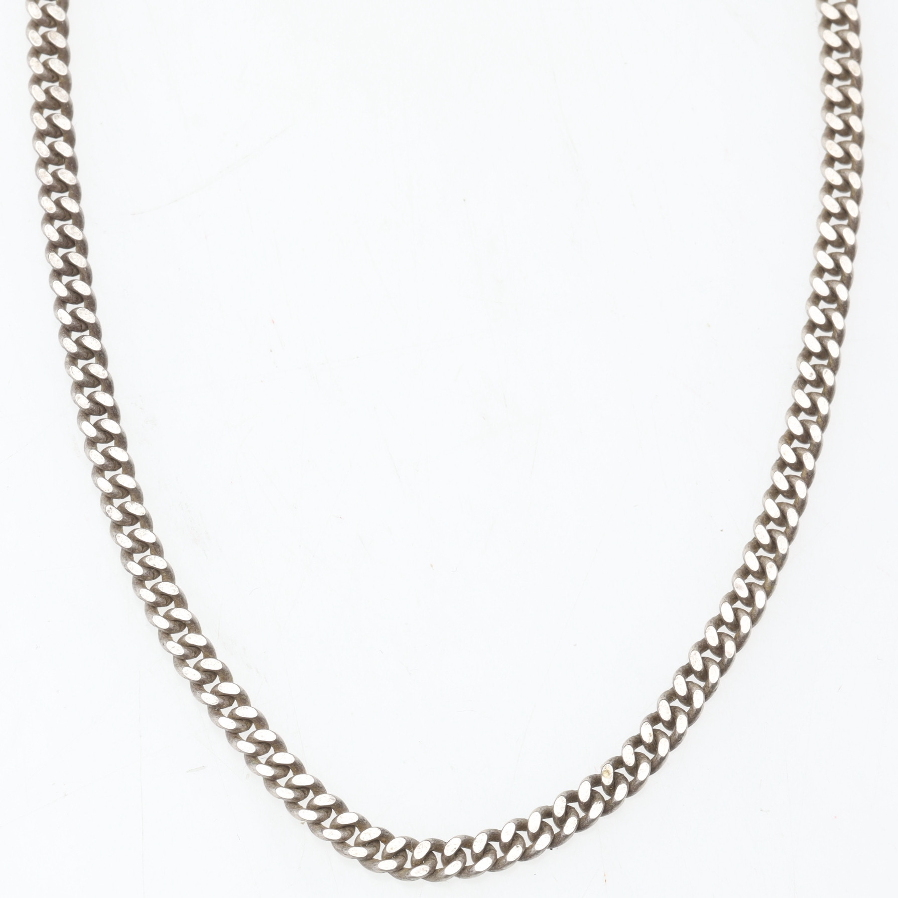HALSKEDJA, sterlingsilver, pansarlänk, Balestra.