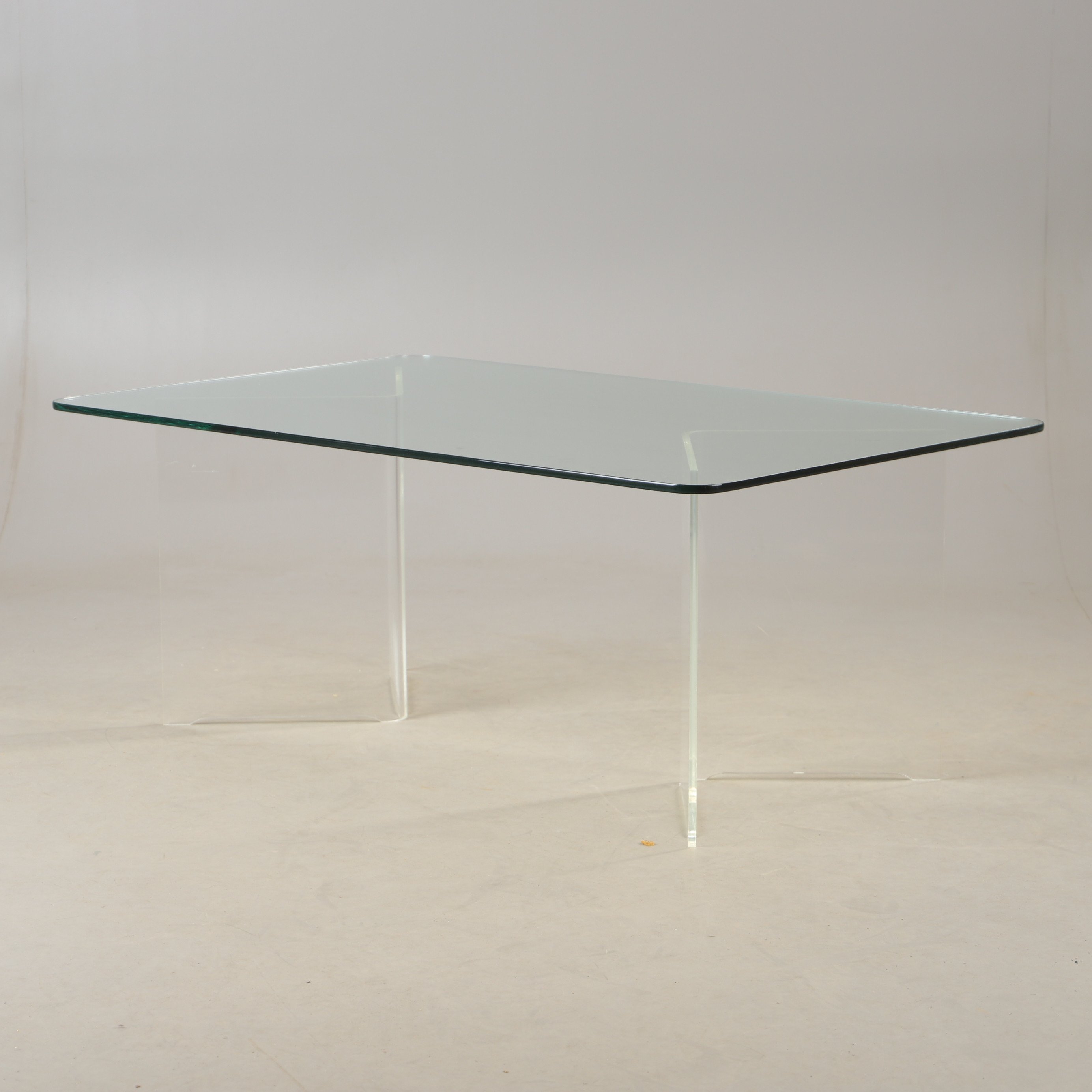SOFFBORD, glas och plexiglas, 1900/2000-tal.