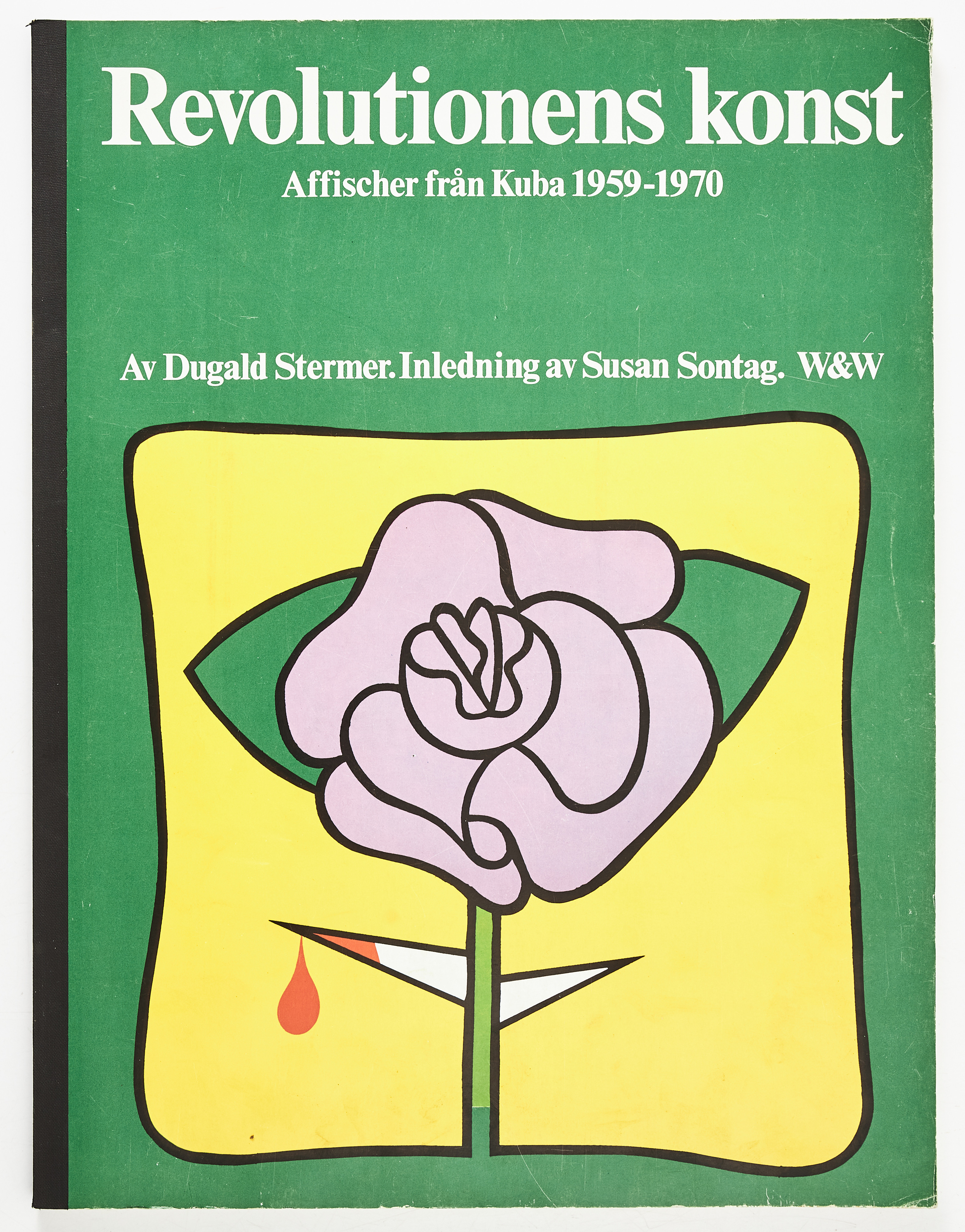 BOK MED PLANSCHER, "Revolutionens Konst", Affischer från Kuba 1959-1970, Dugald Stermer, 1:a upplaga.