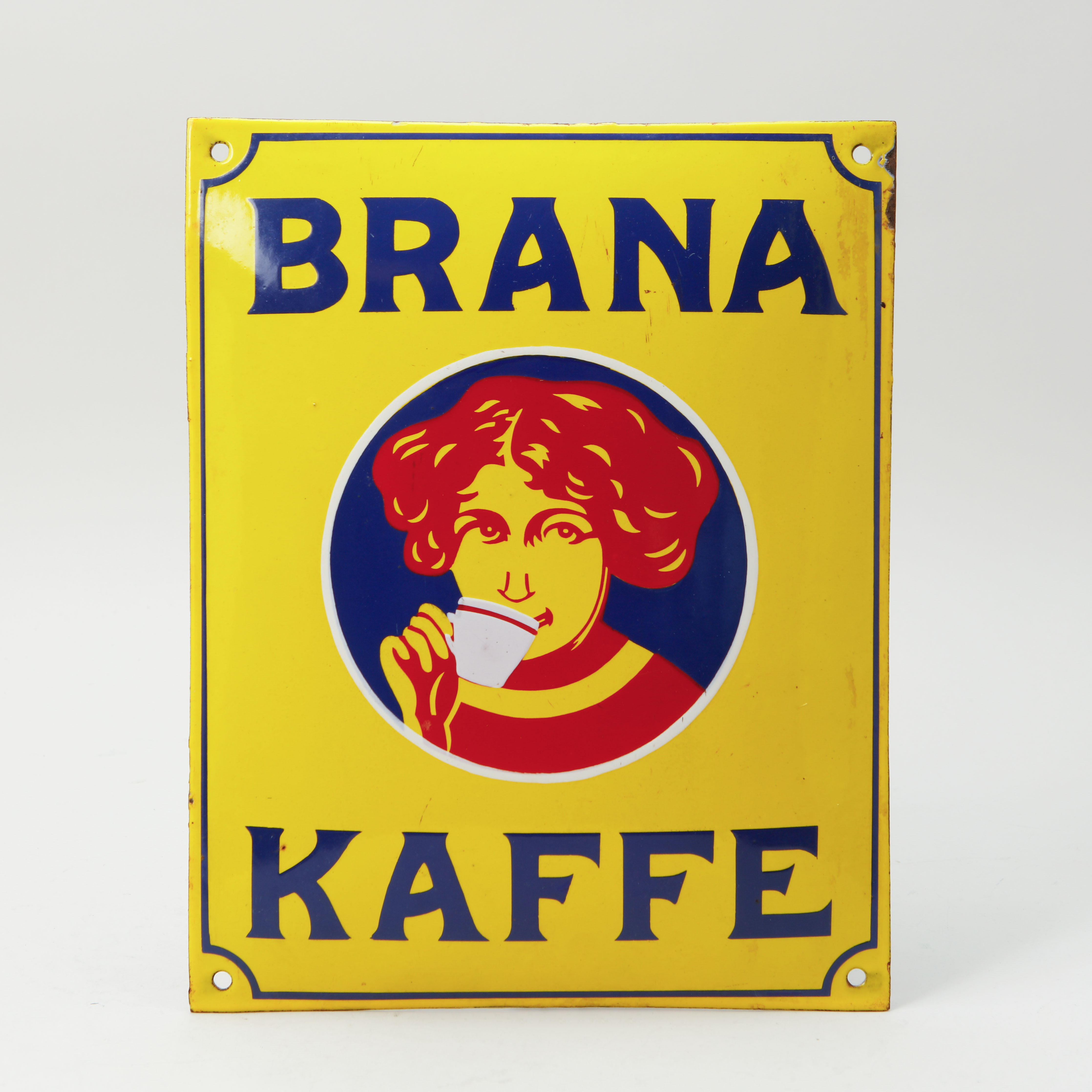 EMALJSKYLT, "Brana Kaffe", 1910/20-tal.
