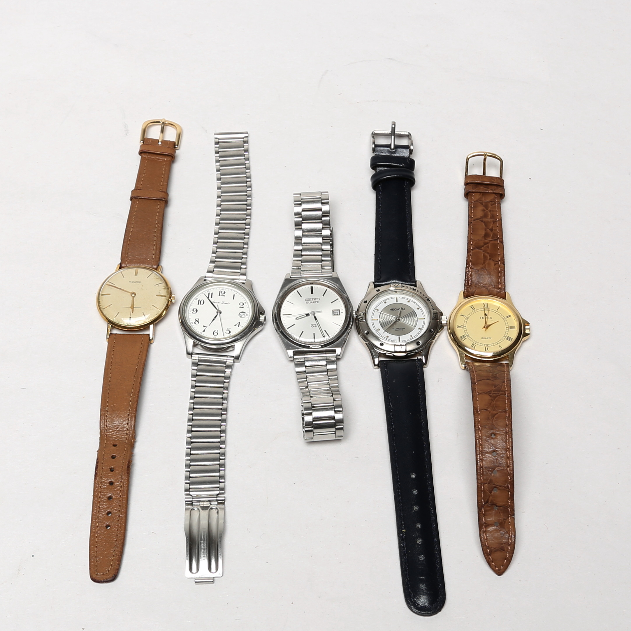 ARMBANDSUR, 5 st, Seiko, Regatta, Jemis, Monitor, Jean-Louis.