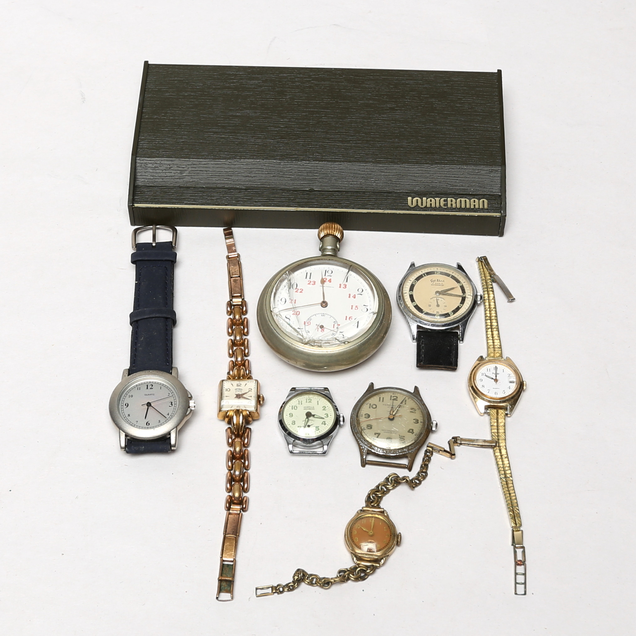 ARMBANDSUR, 7 st, bland annat Pulsar, Misalla, Gefa Watch, Technos Birka och FICKUR 1 st.