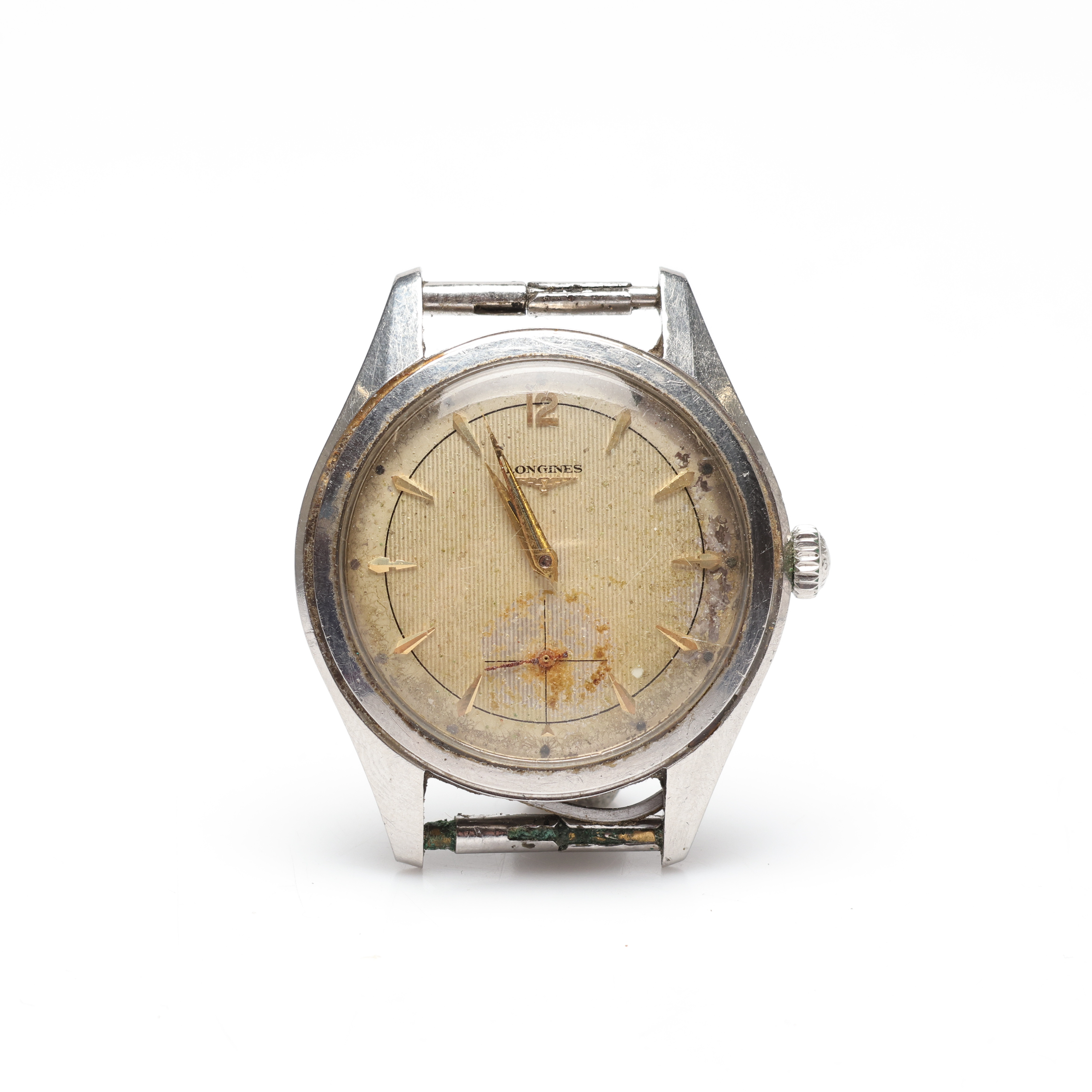 ARMBANDSUR, manuell, stål, ca 36mm, 1950-tal, Longines.