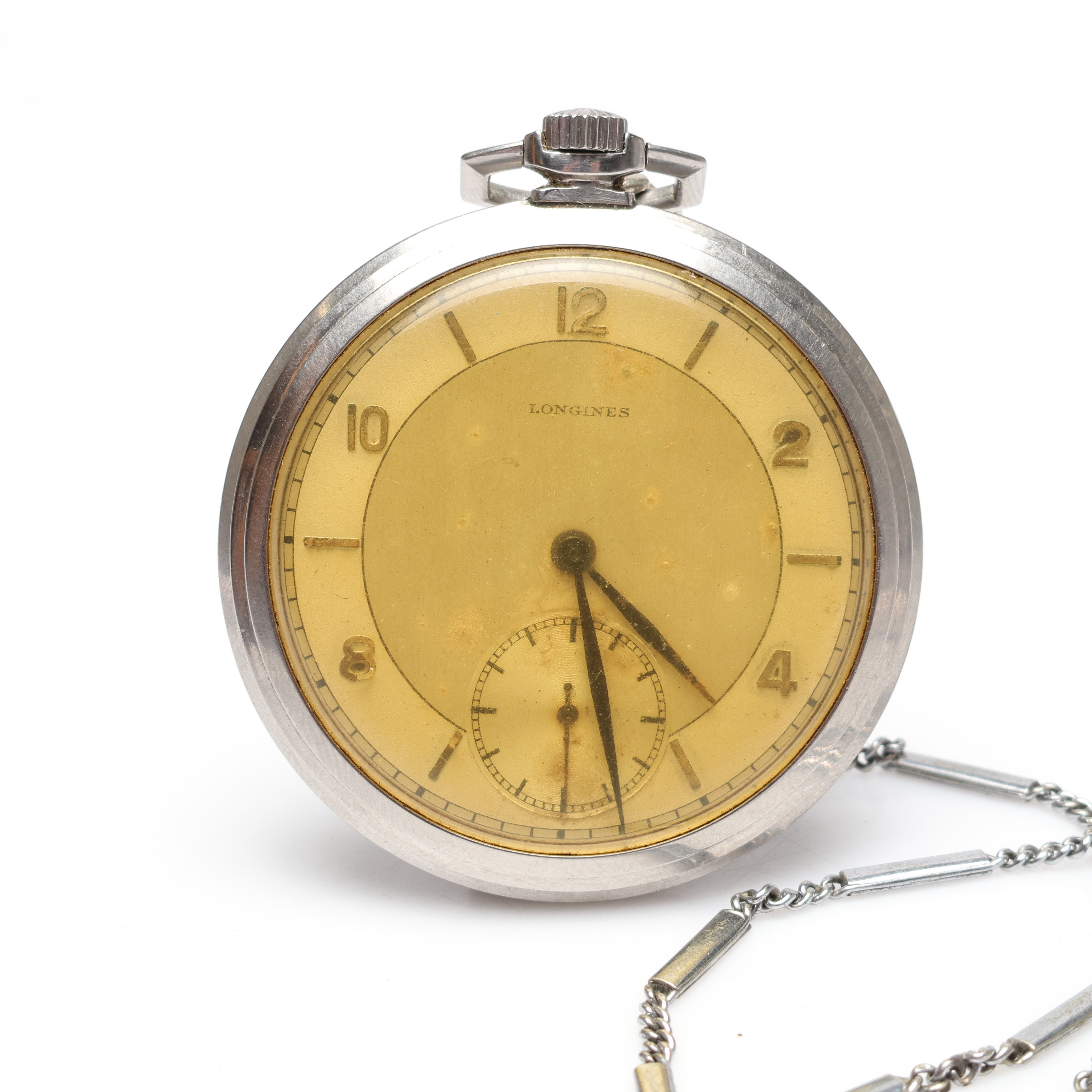 FICKUR, stål, manuell, ca 45mm, Longines.
