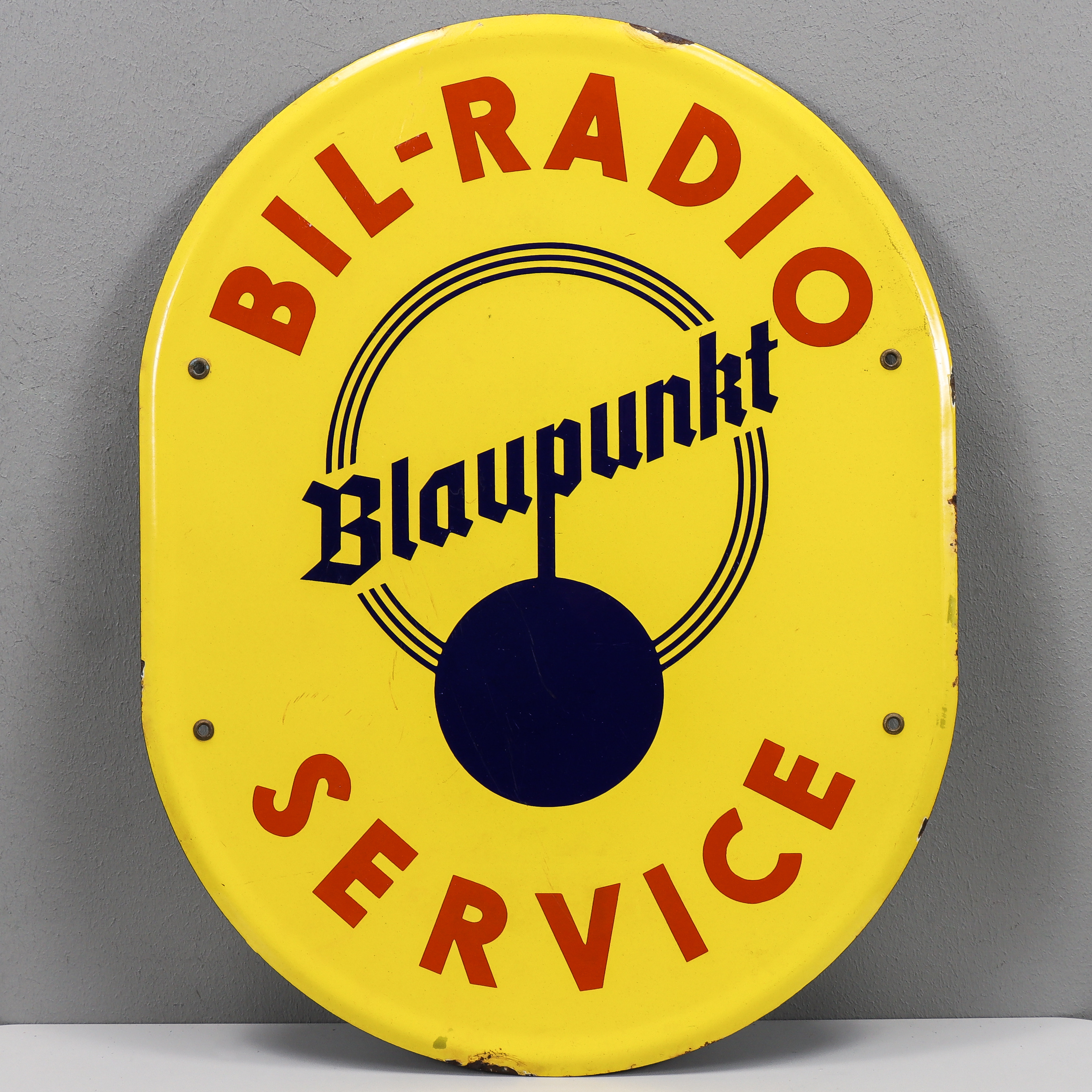 EMALJSKYLT, "Blaupunkt BIL-RADIO SERVICE".