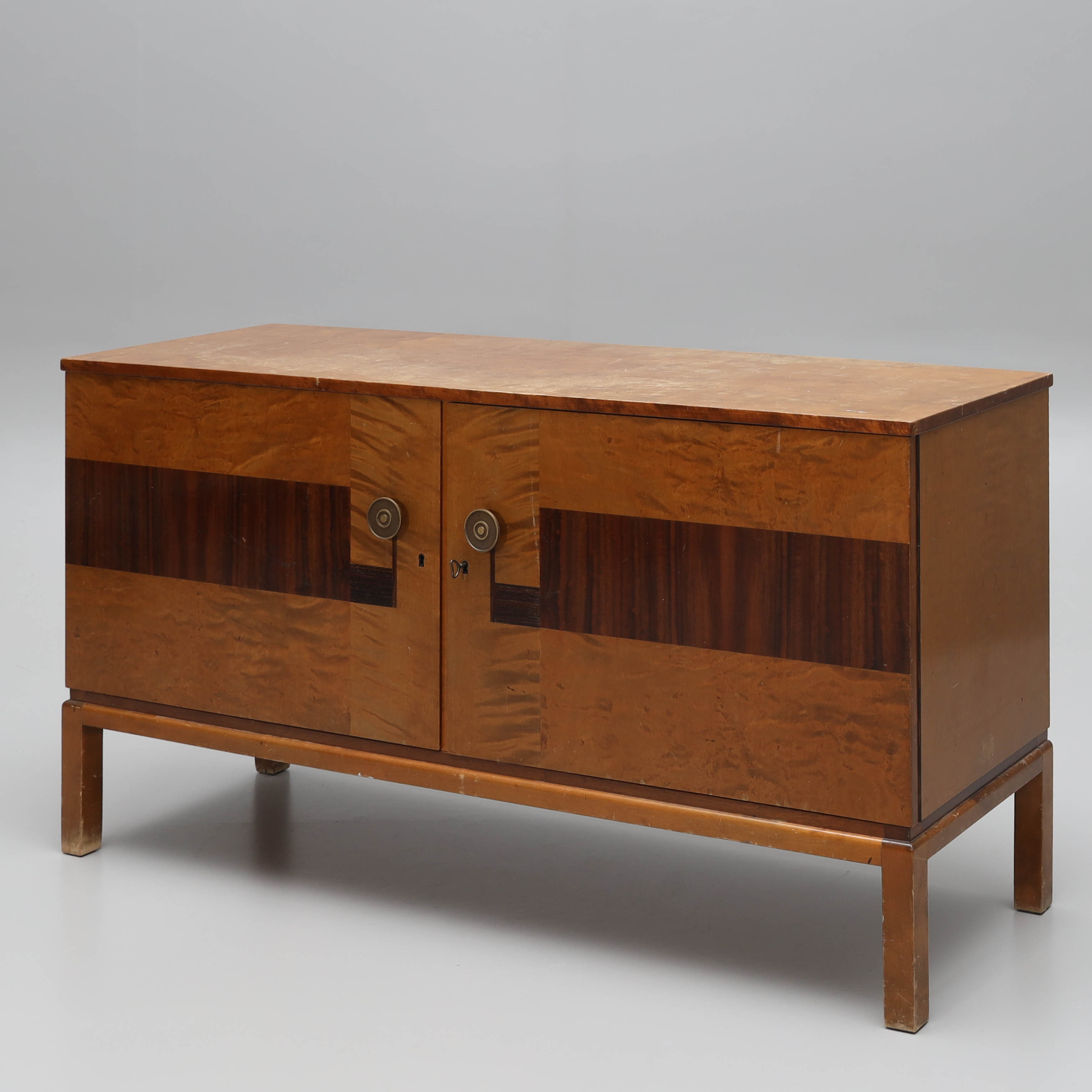 SIDEBOARD, björkfanér, art deco, 1930-tal.