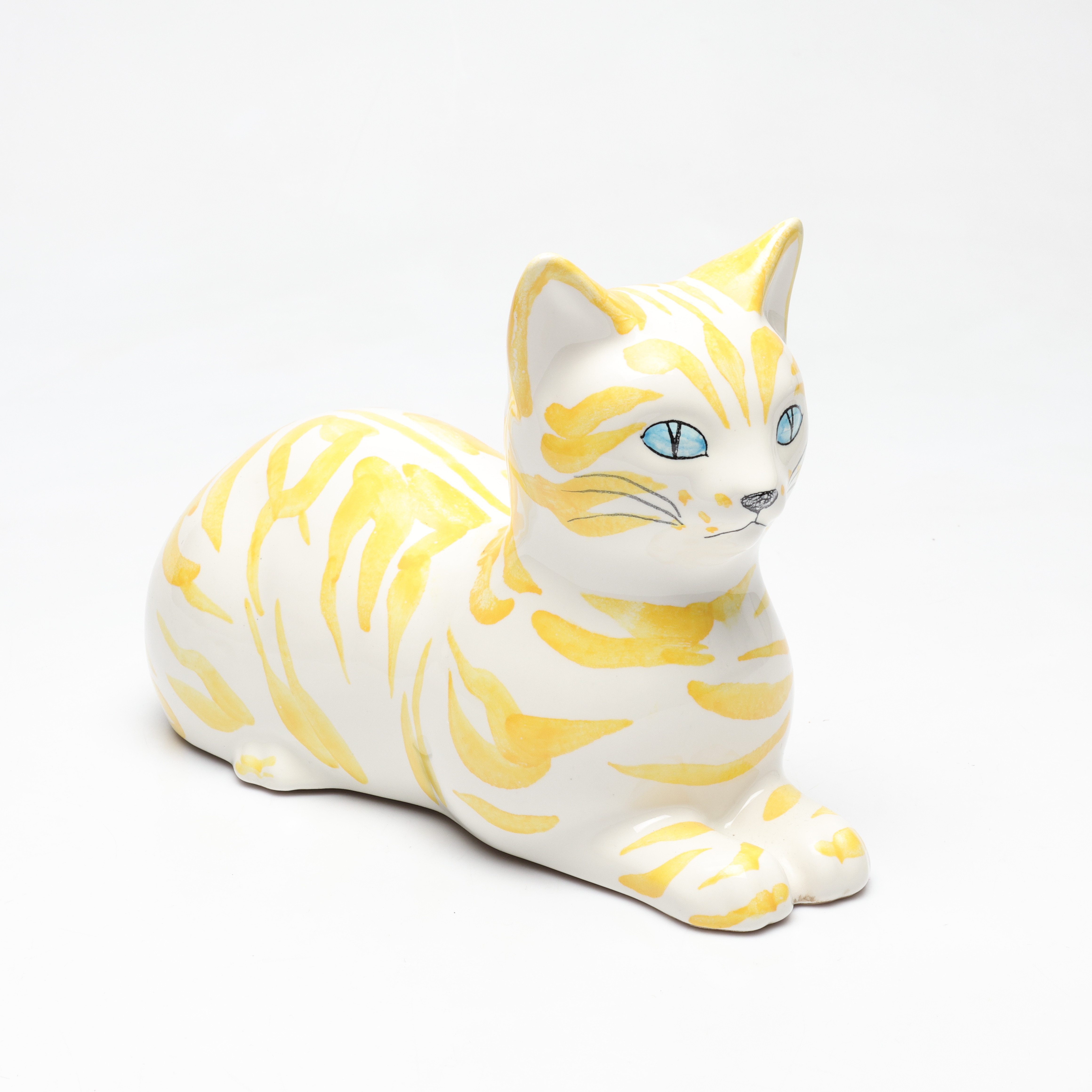 FIGURIN, katt, keramik, möjligen Italien.