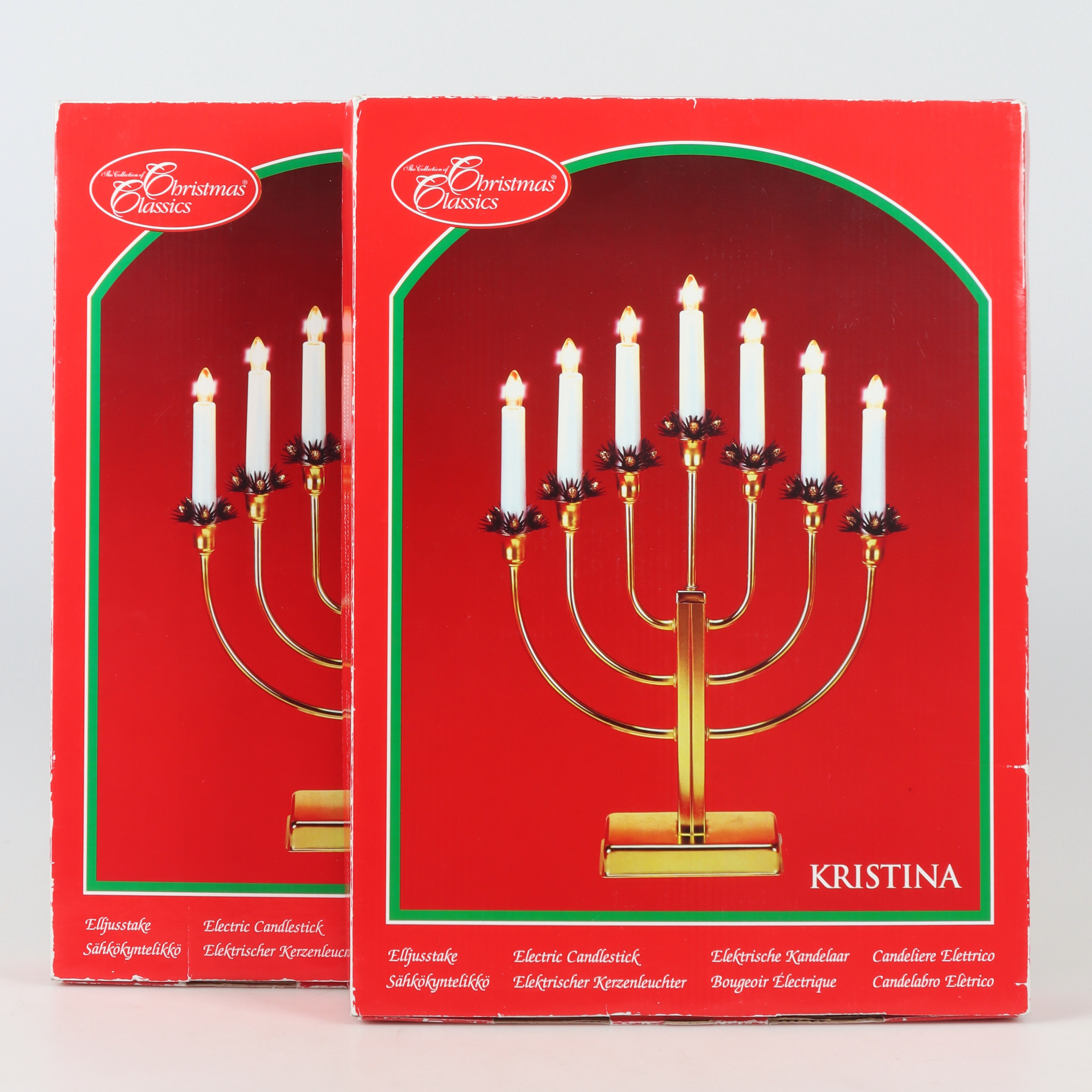 ADVENTSLJUSSTAKAR, 2 st, "Kristina", Star Trading.