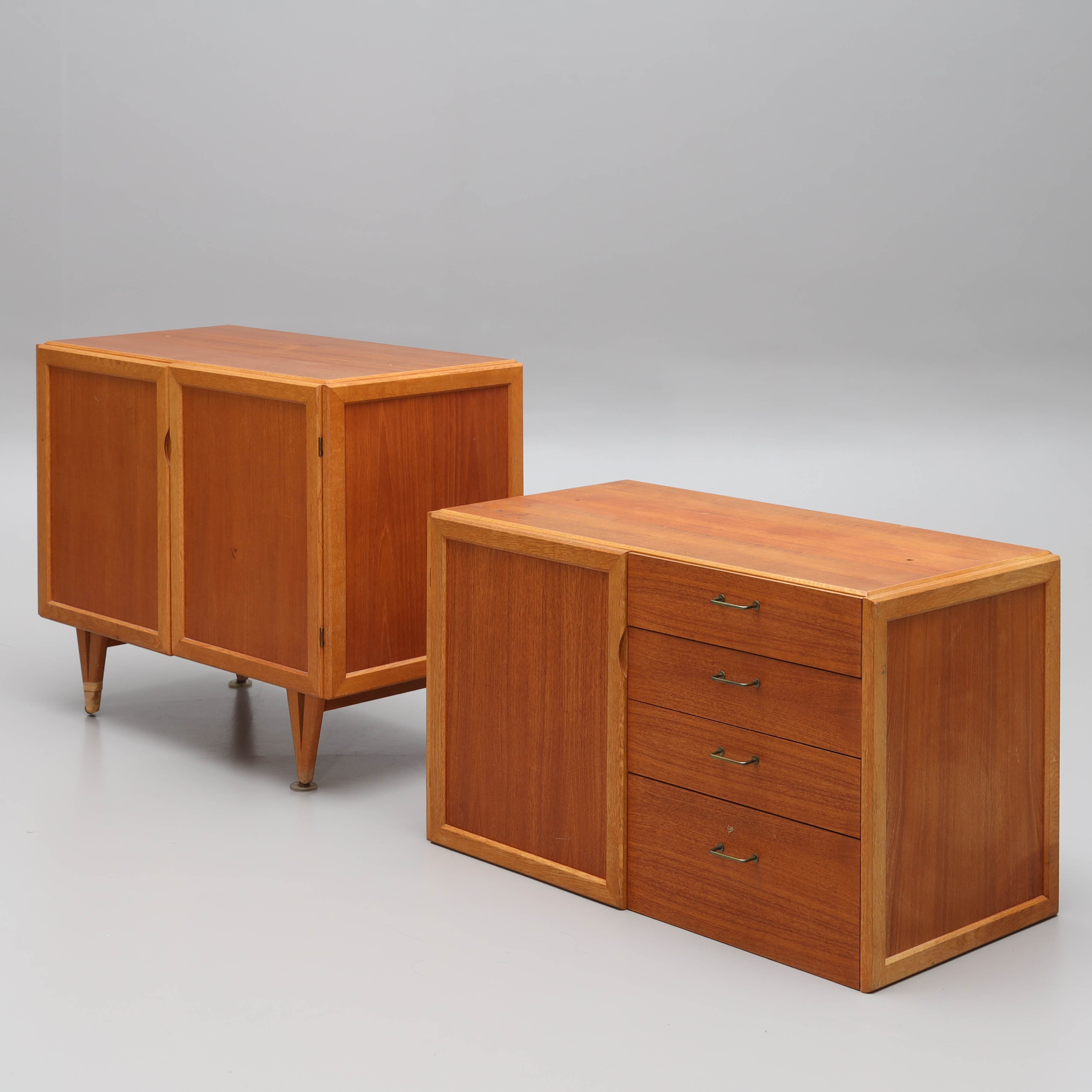BENGT  RUDA. skåp, 2 delar, "Modul", IKEA, 1960-tal.