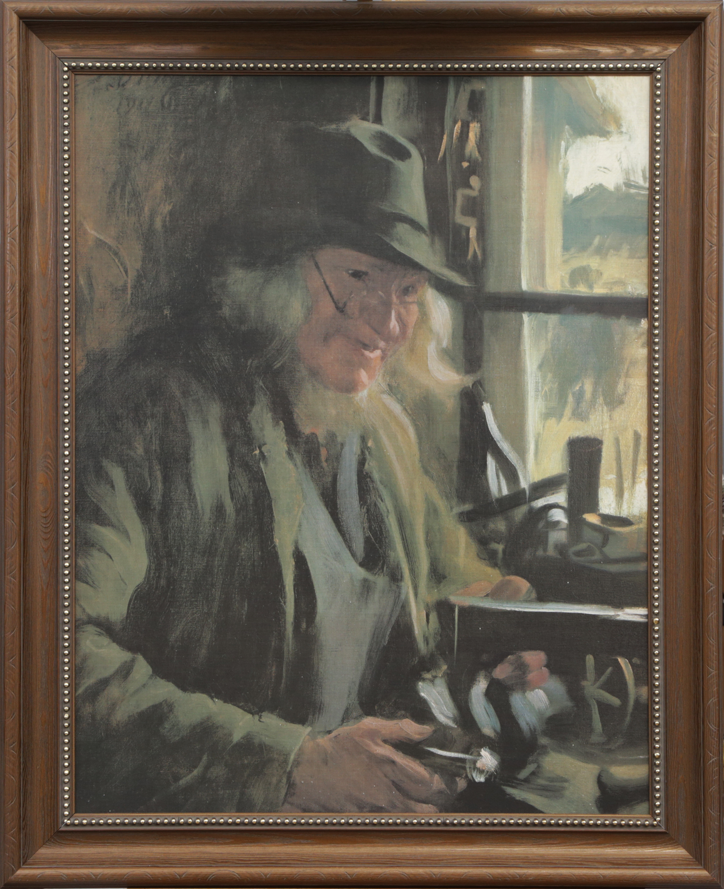 REPRODUKTIONSTRYCK, på duk, efter Anders Zorn, så kallat Master Art. med certifikat.