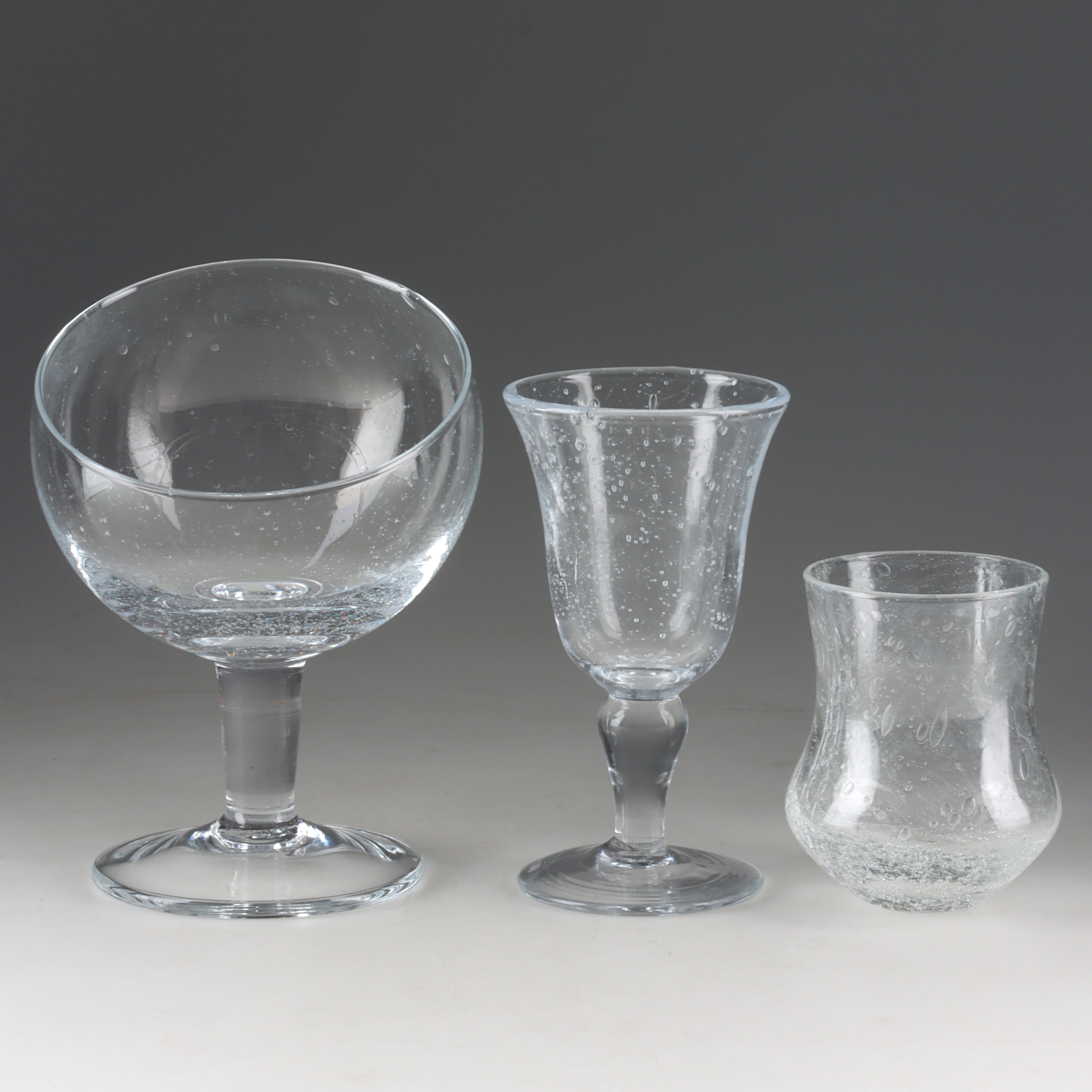 GLASSERVIS 17 delar, glas, Biot, Frankrike.